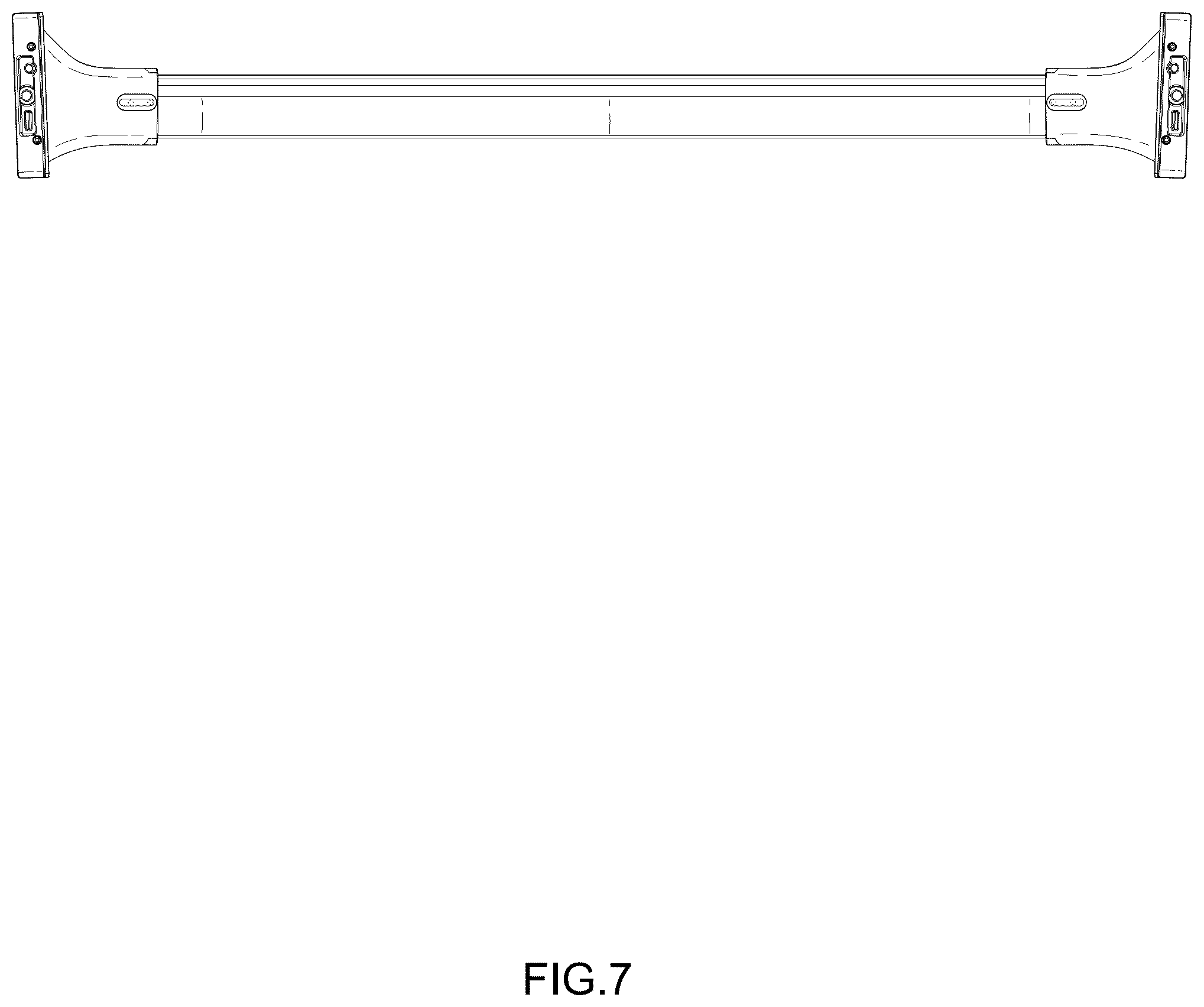 Patent USD1043529 Figure 7 – Crossbar for car