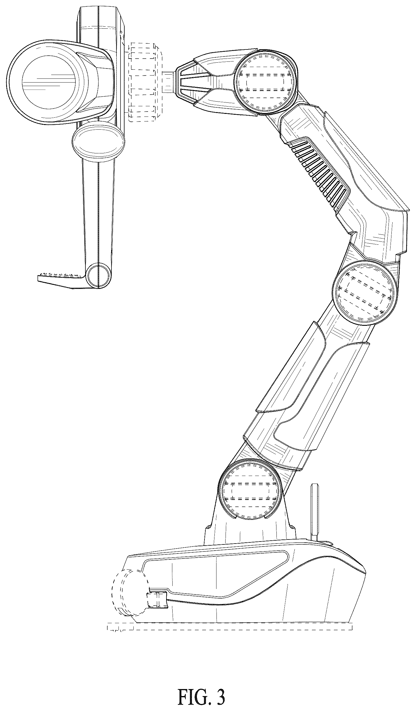 Patent USD1043532 Figure 3 – Car phone holder