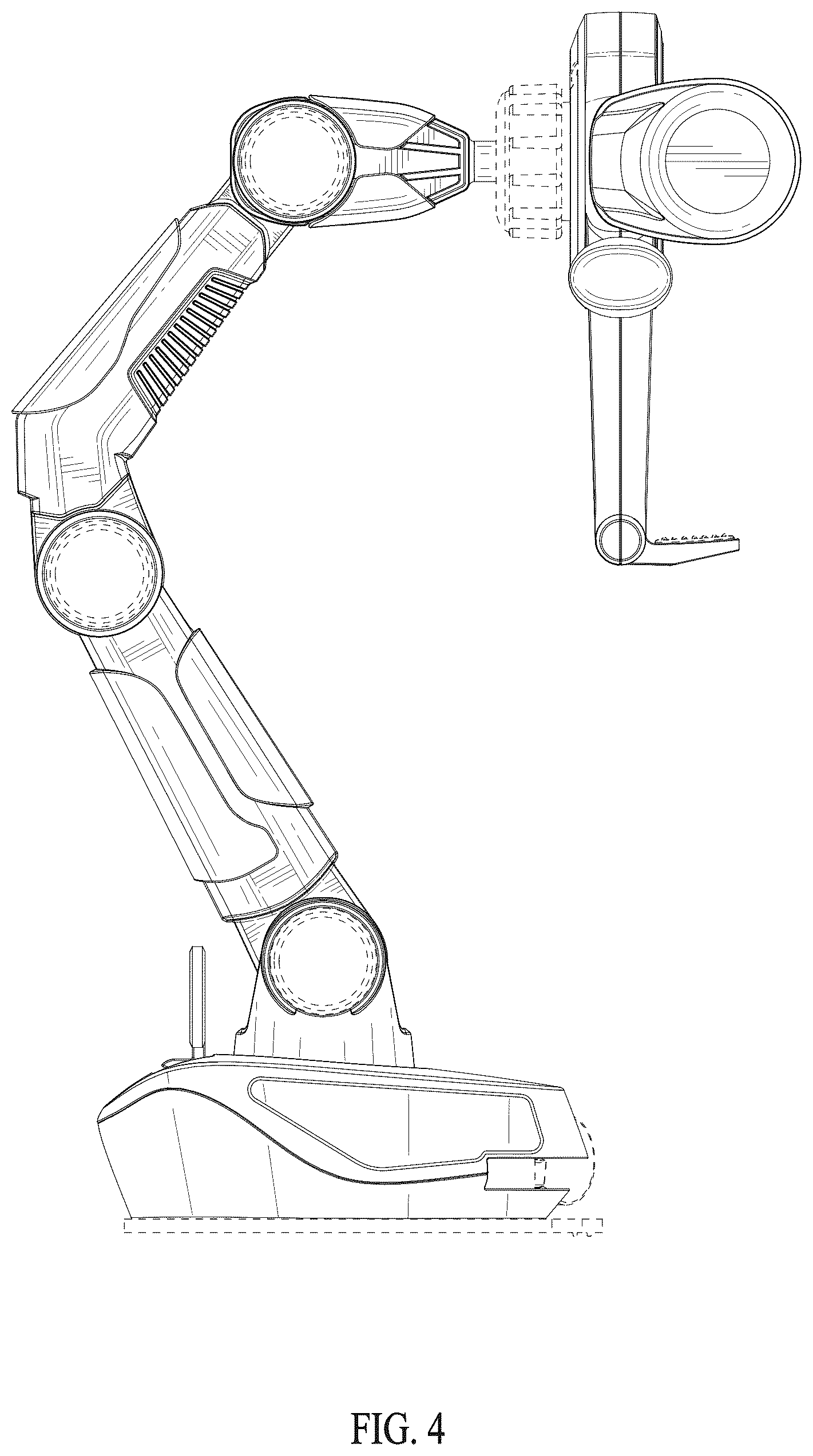 Patent USD1043532 Figure 4 – Car phone holder