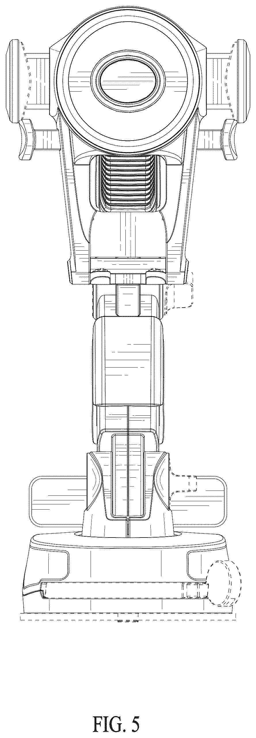 Patent USD1043532 Figure 5 – Car phone holder