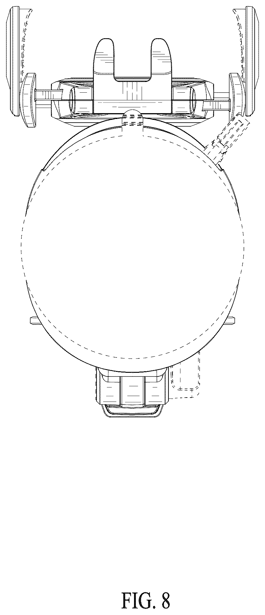 Patent USD1043532 Figure 8 – Car phone holder