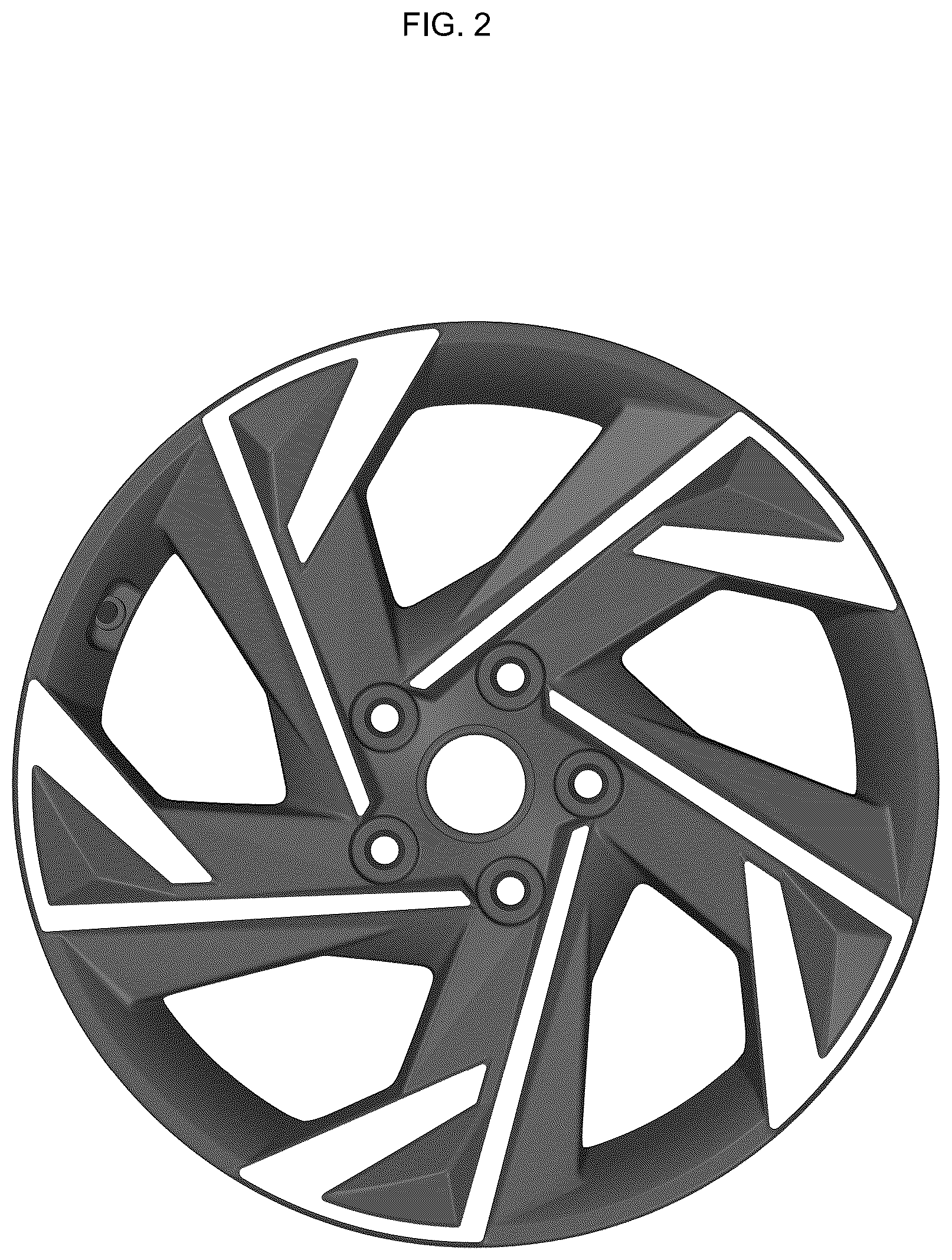 Patent USD1043534 Figure 2 – Wheel for vehicles