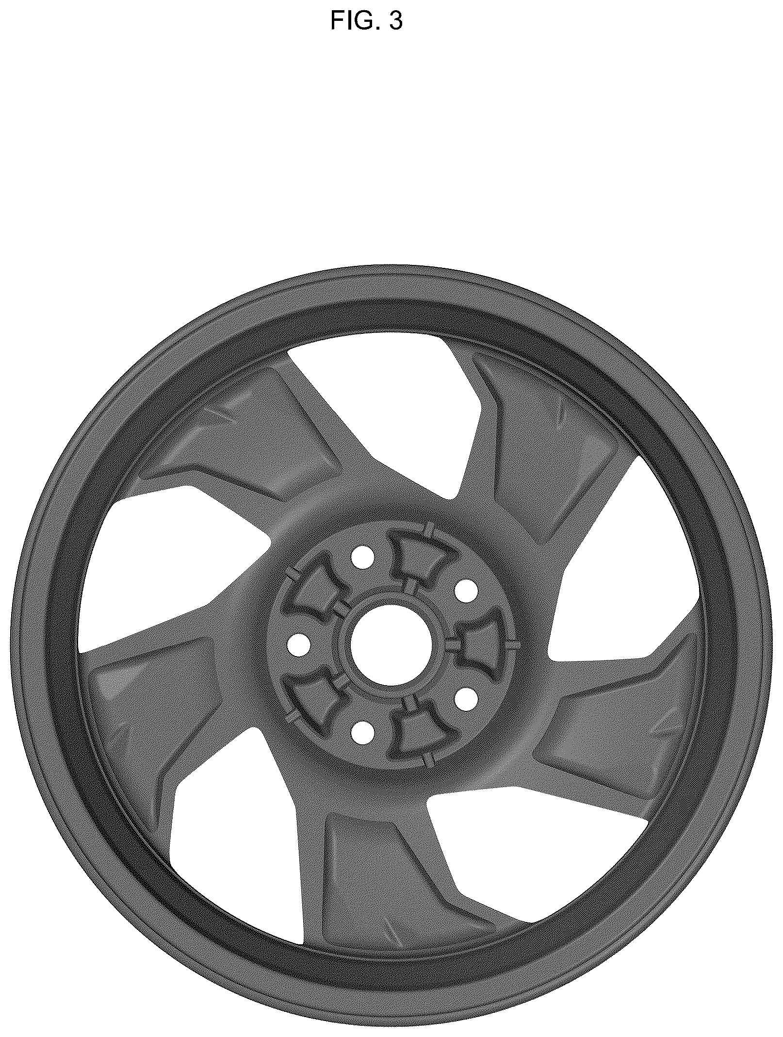 Patent USD1043534 Figure 3 – Wheel for vehicles