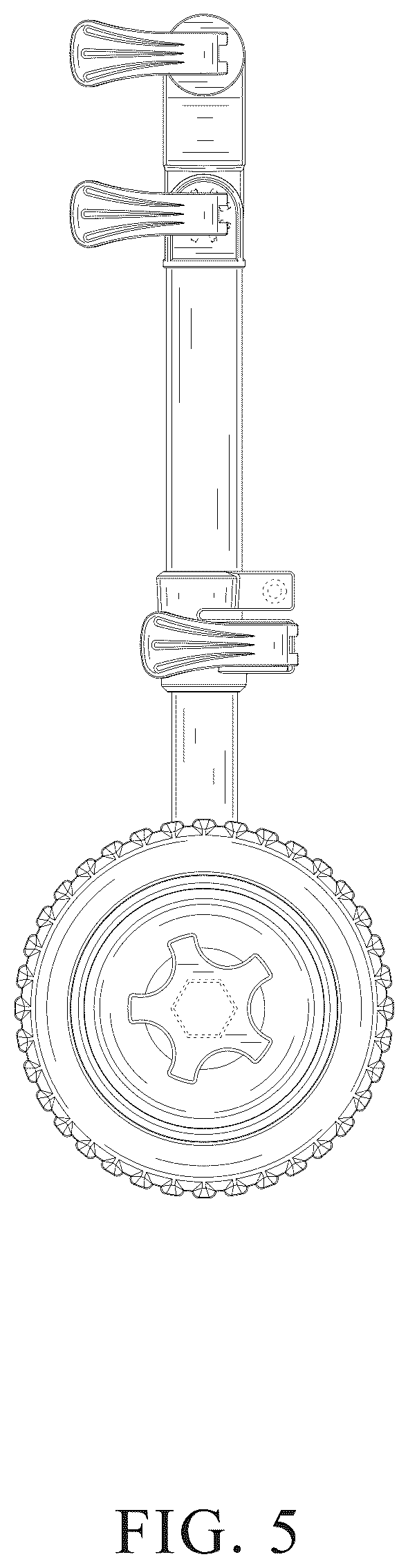 Patent USD1043535 Figure 5 – Lawn mower wheel unit assembly