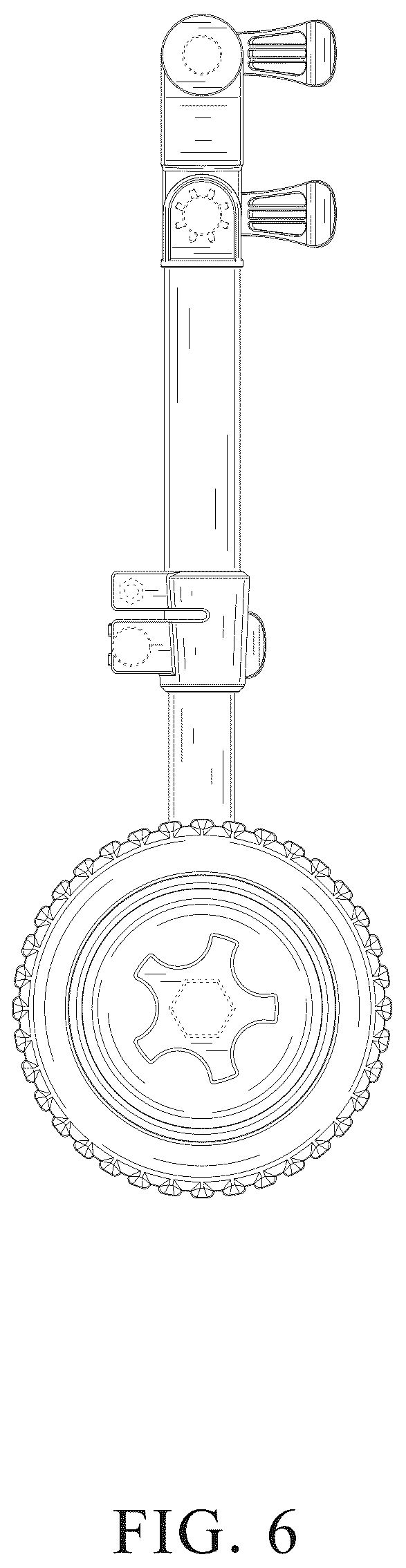 Patent USD1043535 Figure 6 – Lawn mower wheel unit assembly