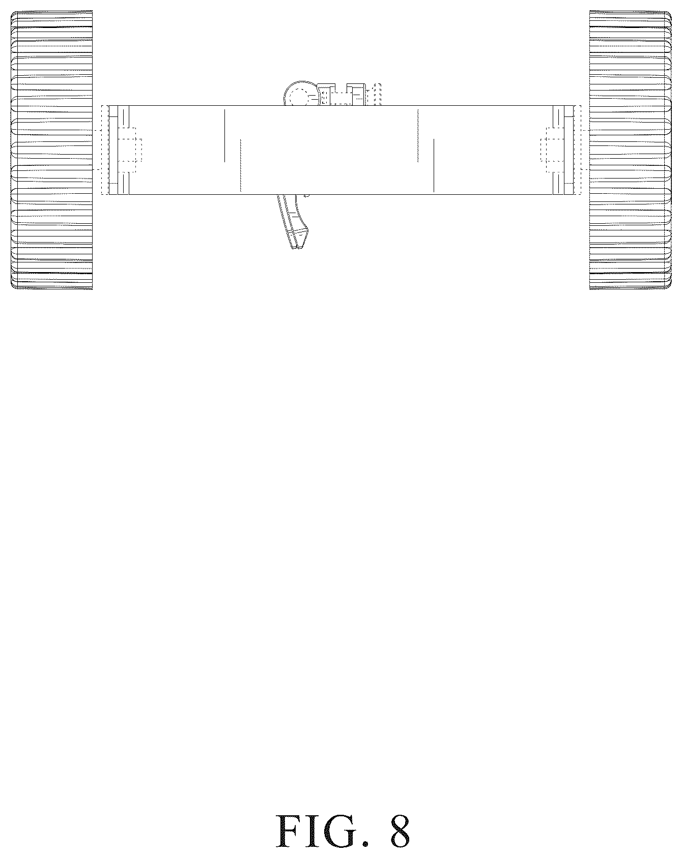 Patent USD1043535 Figure 8 – Lawn mower wheel unit assembly