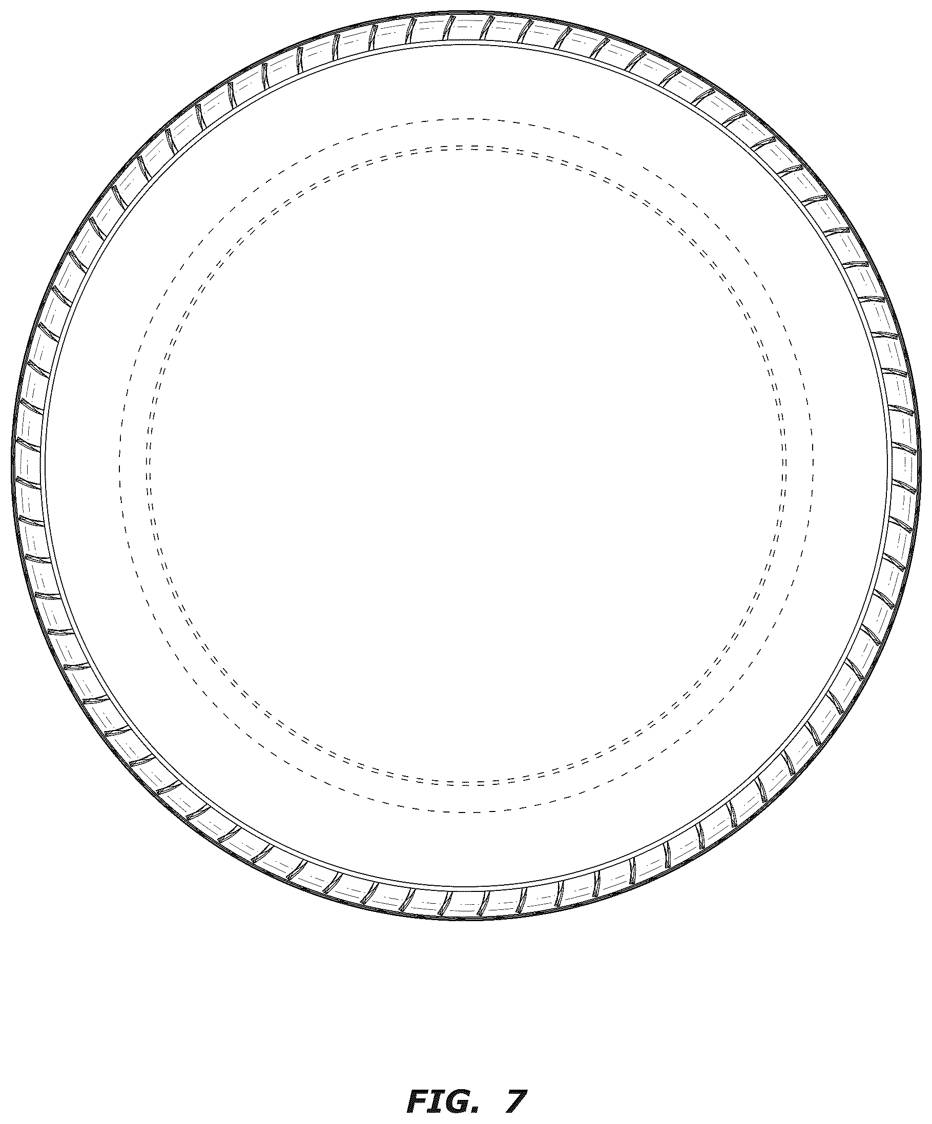 Patent USD1043536 Figure 7 – Automotive tire