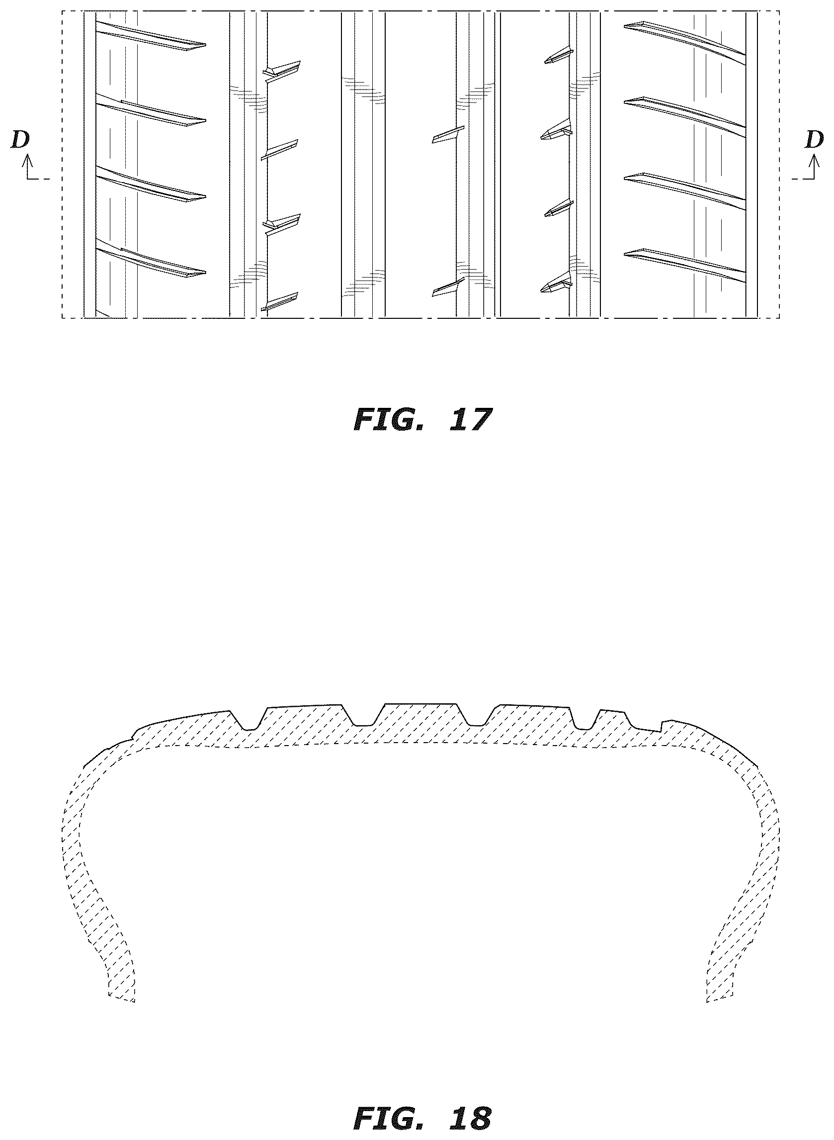 Patent USD1043536 Figure 16 – Automotive tire