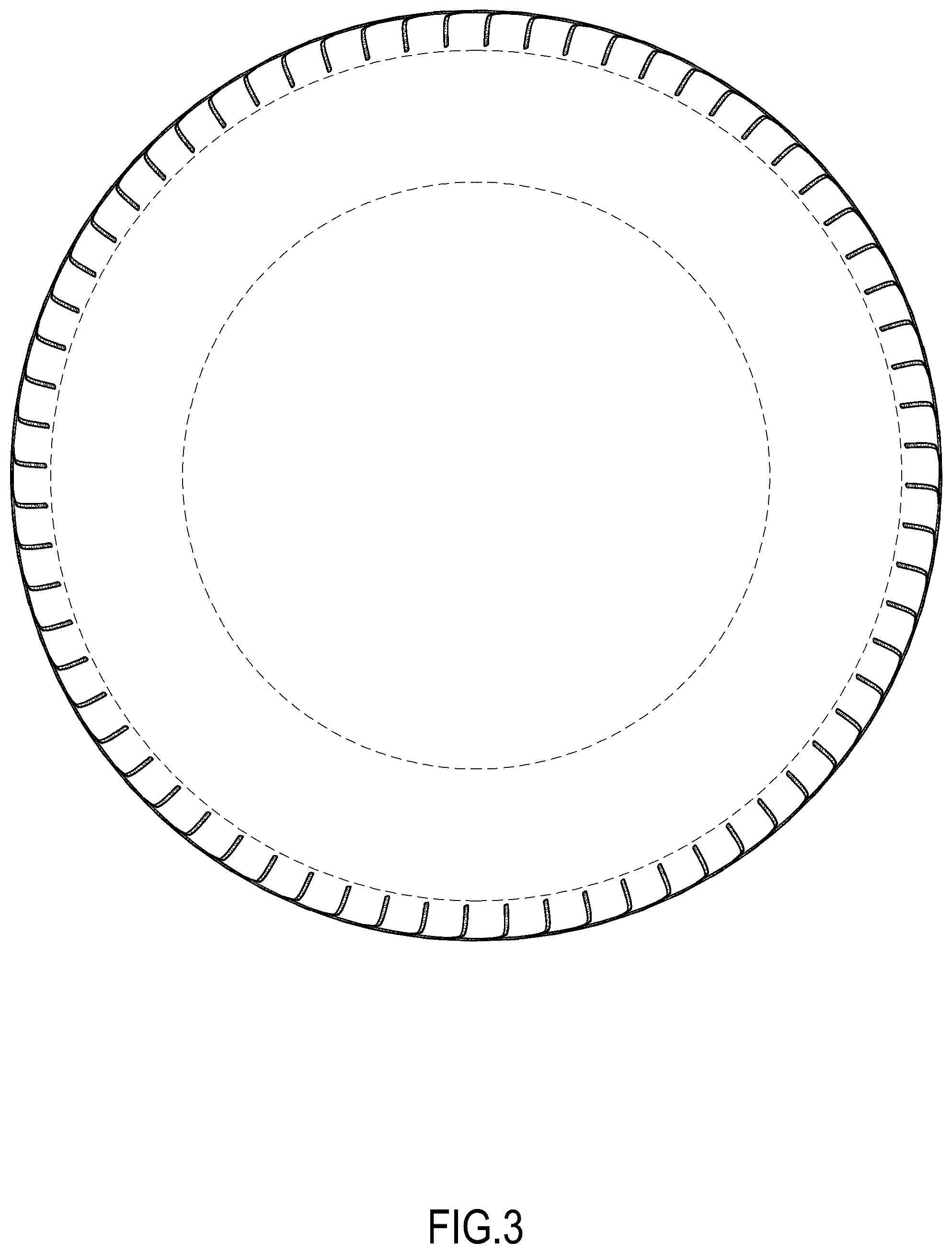 Patent USD1043537 Figure 3 – Tire