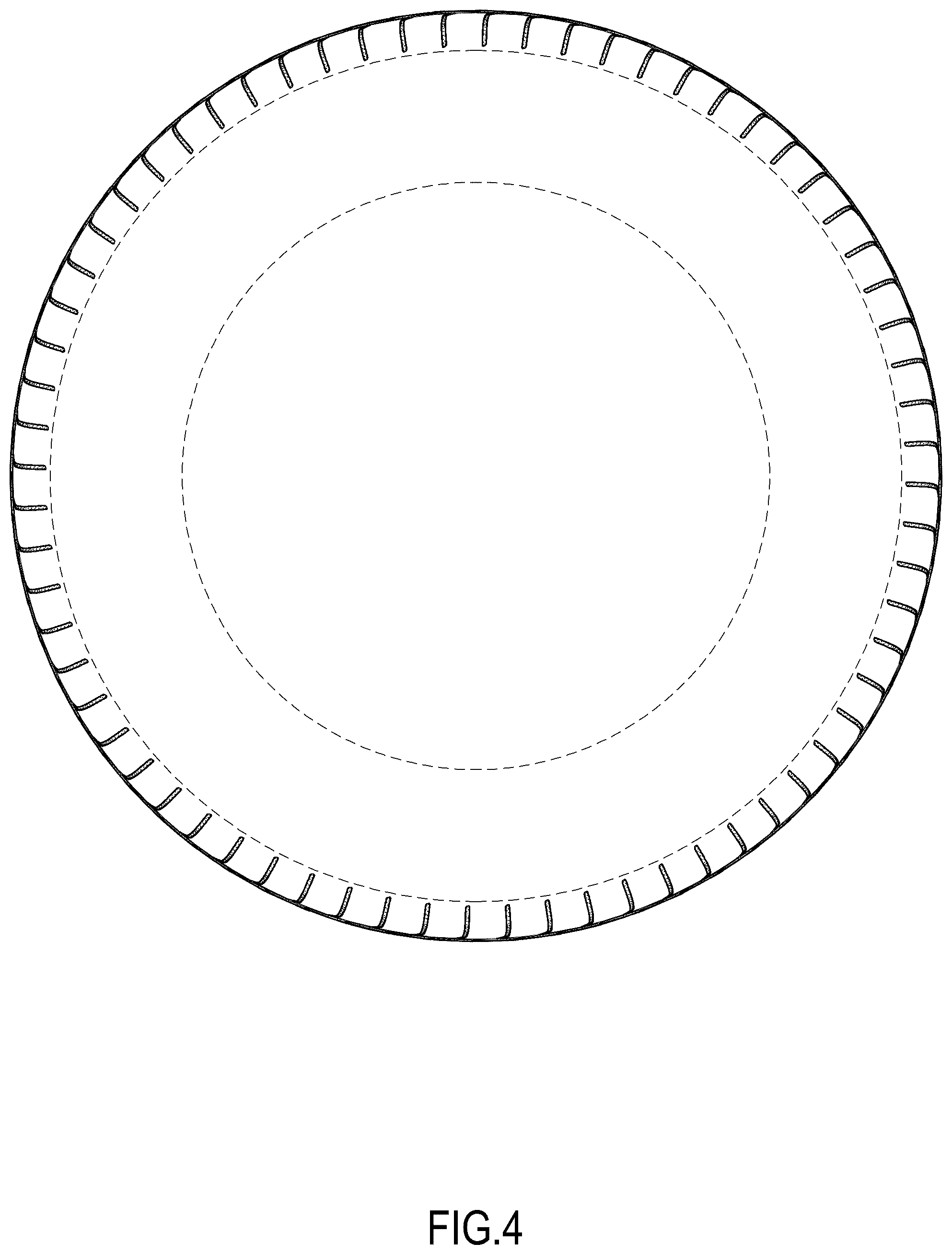 Patent USD1043537 Figure 4 – Tire