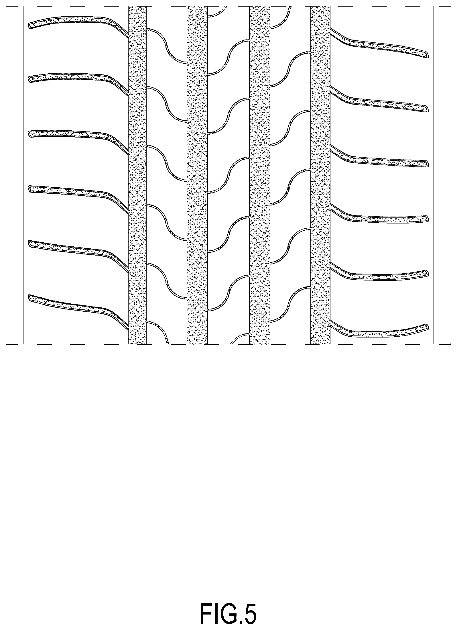 Patent USD1043537 Figure 5 – Tire