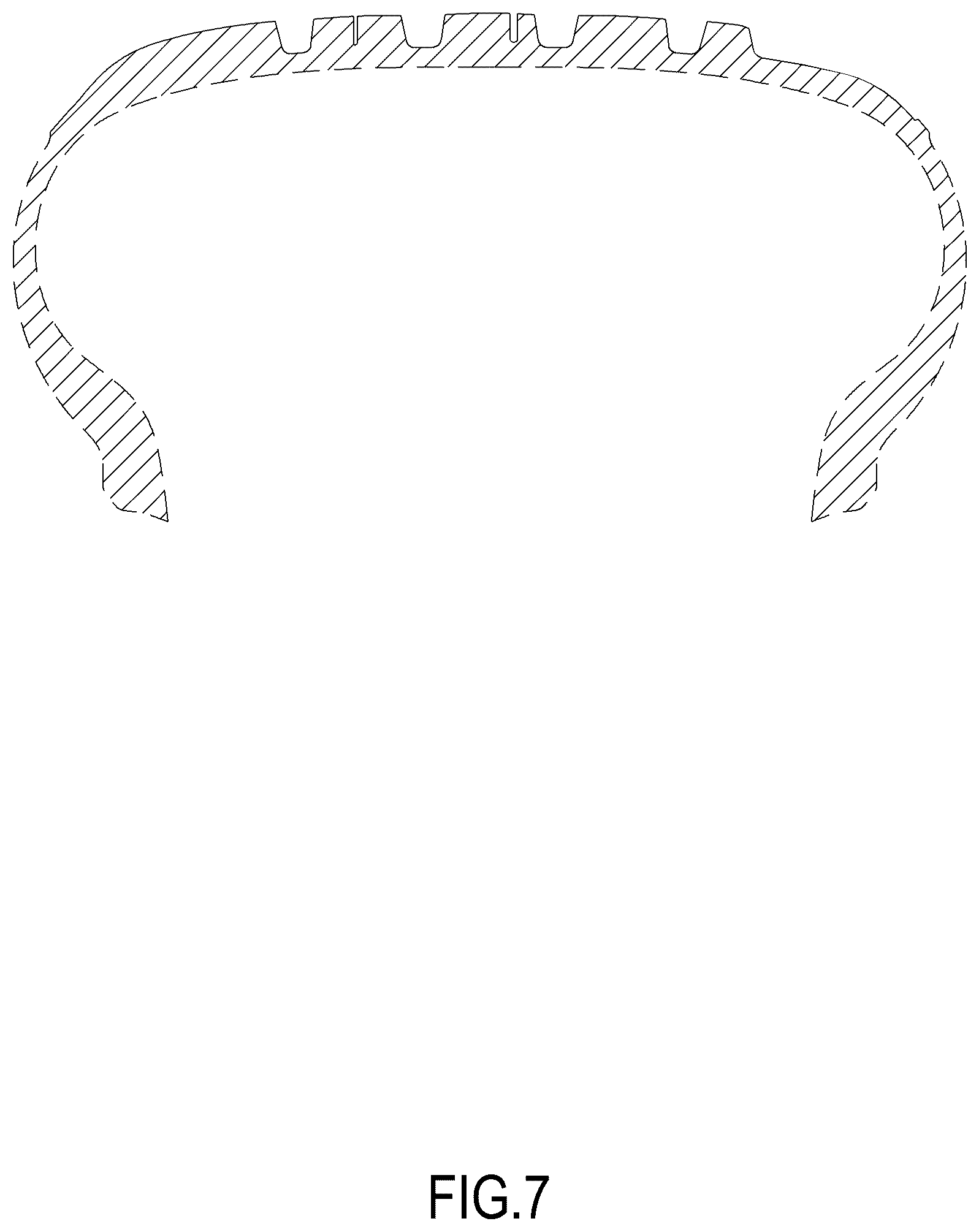 Patent USD1043537 Figure 7 – Tire