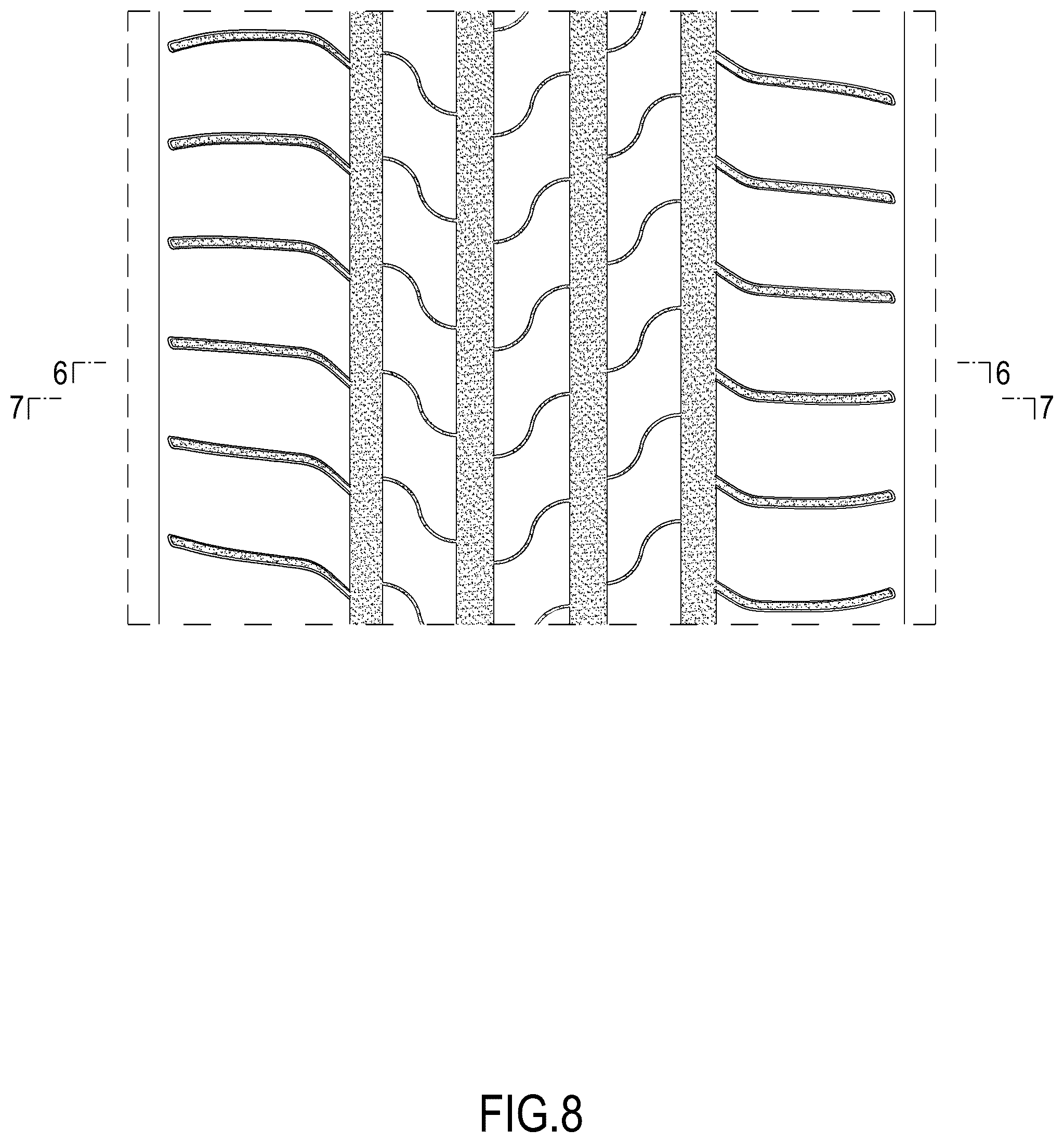 Patent USD1043537 Figure 8 – Tire