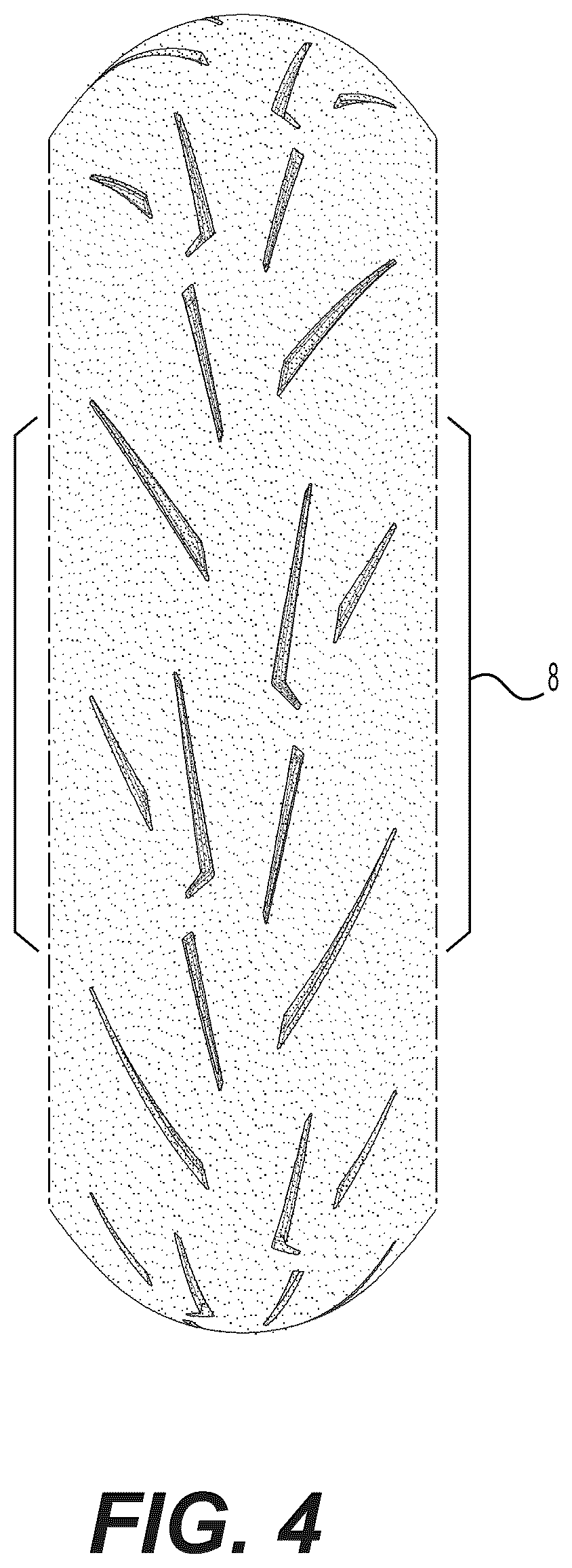 Patent USD1043539 Figure 4 – Motorcycle tire