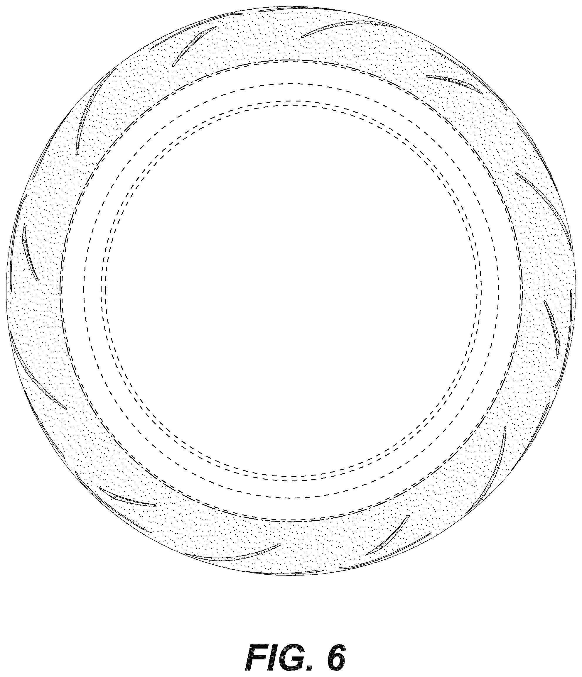 Patent USD1043539 Figure 6 – Motorcycle tire