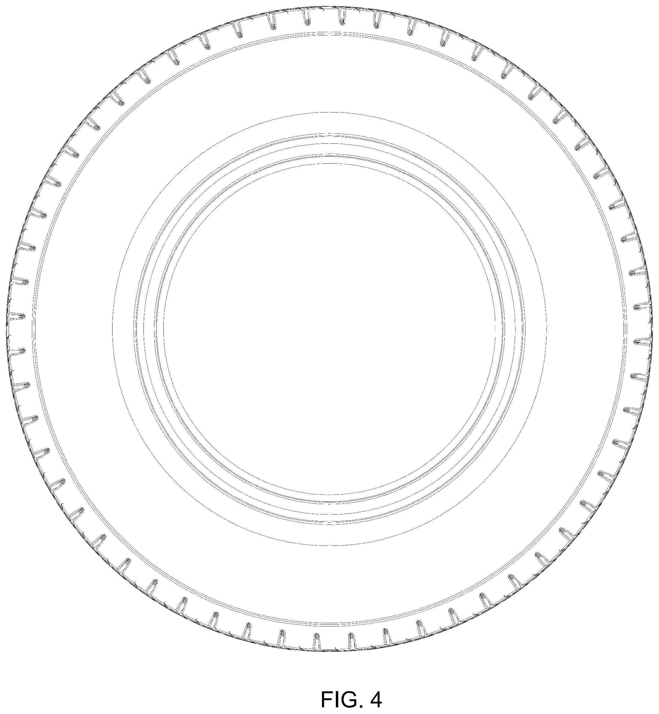 Patent USD1043542 Figure 4 – Tire