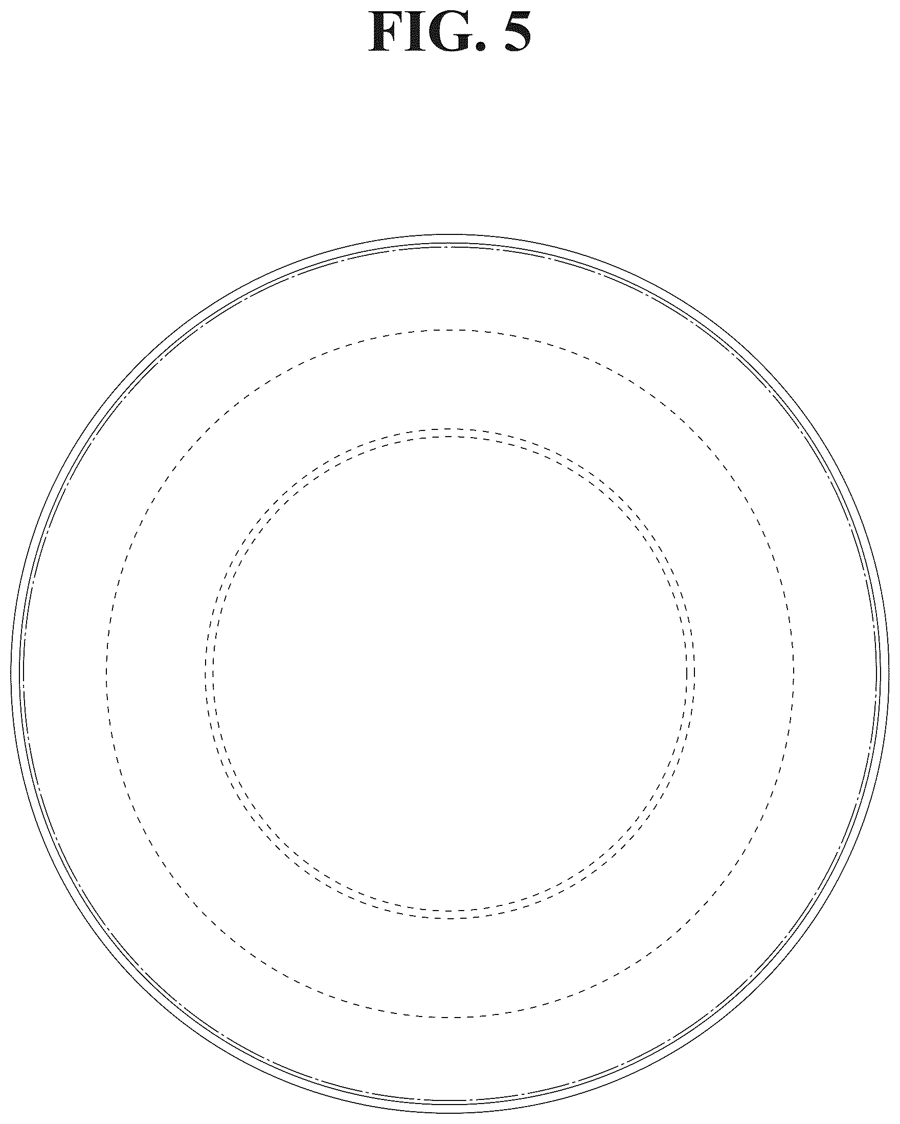 Patent USD1043544 Figure 5 – Automobile tire
