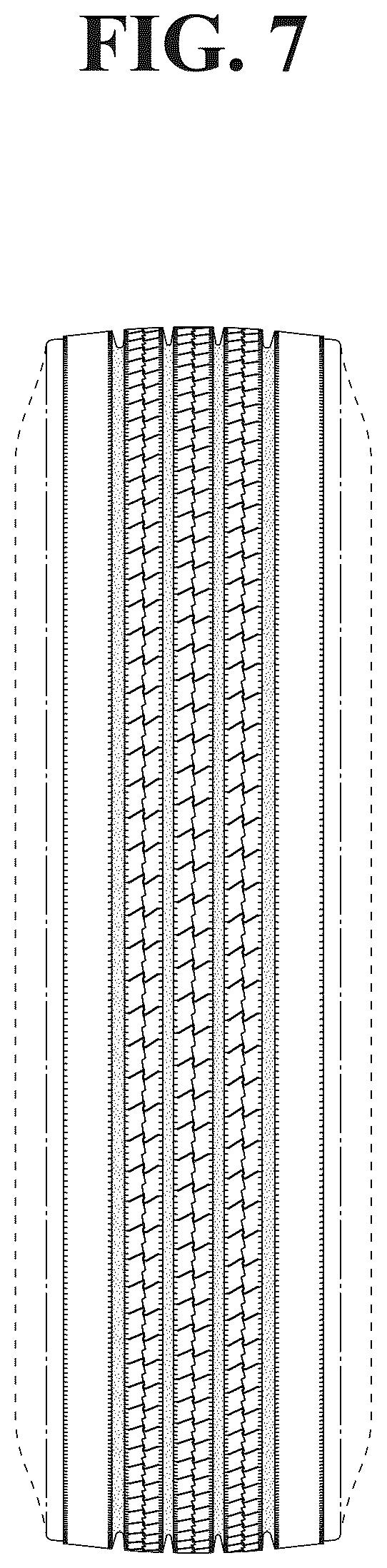 Patent USD1043544 Figure 7 – Automobile tire