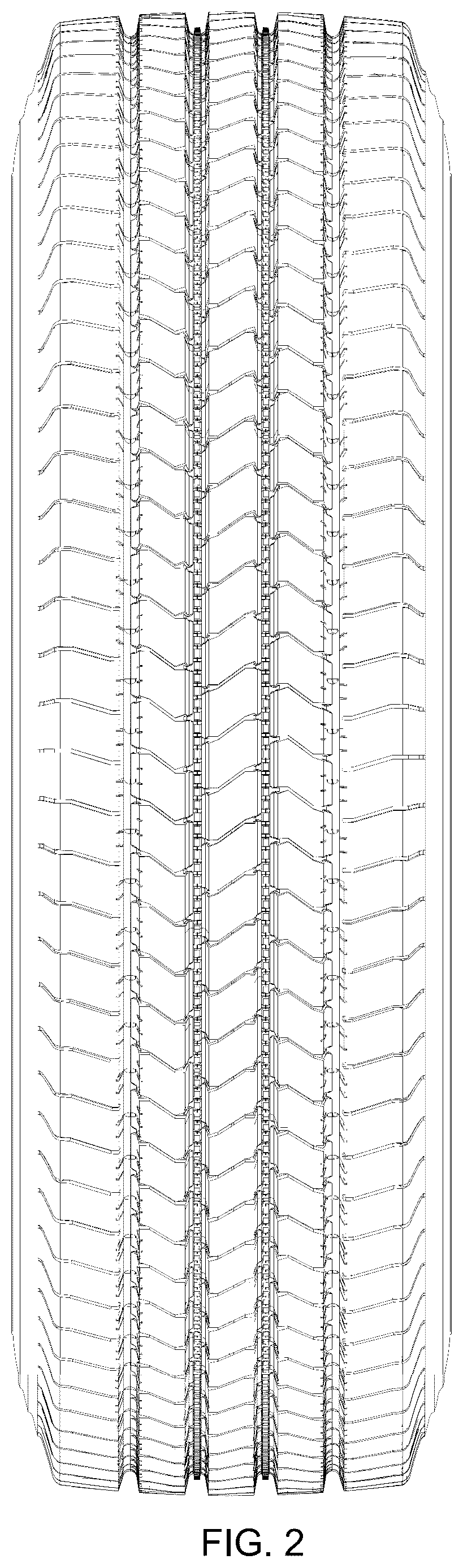 Patent USD1043545 Figure 2 – Tire