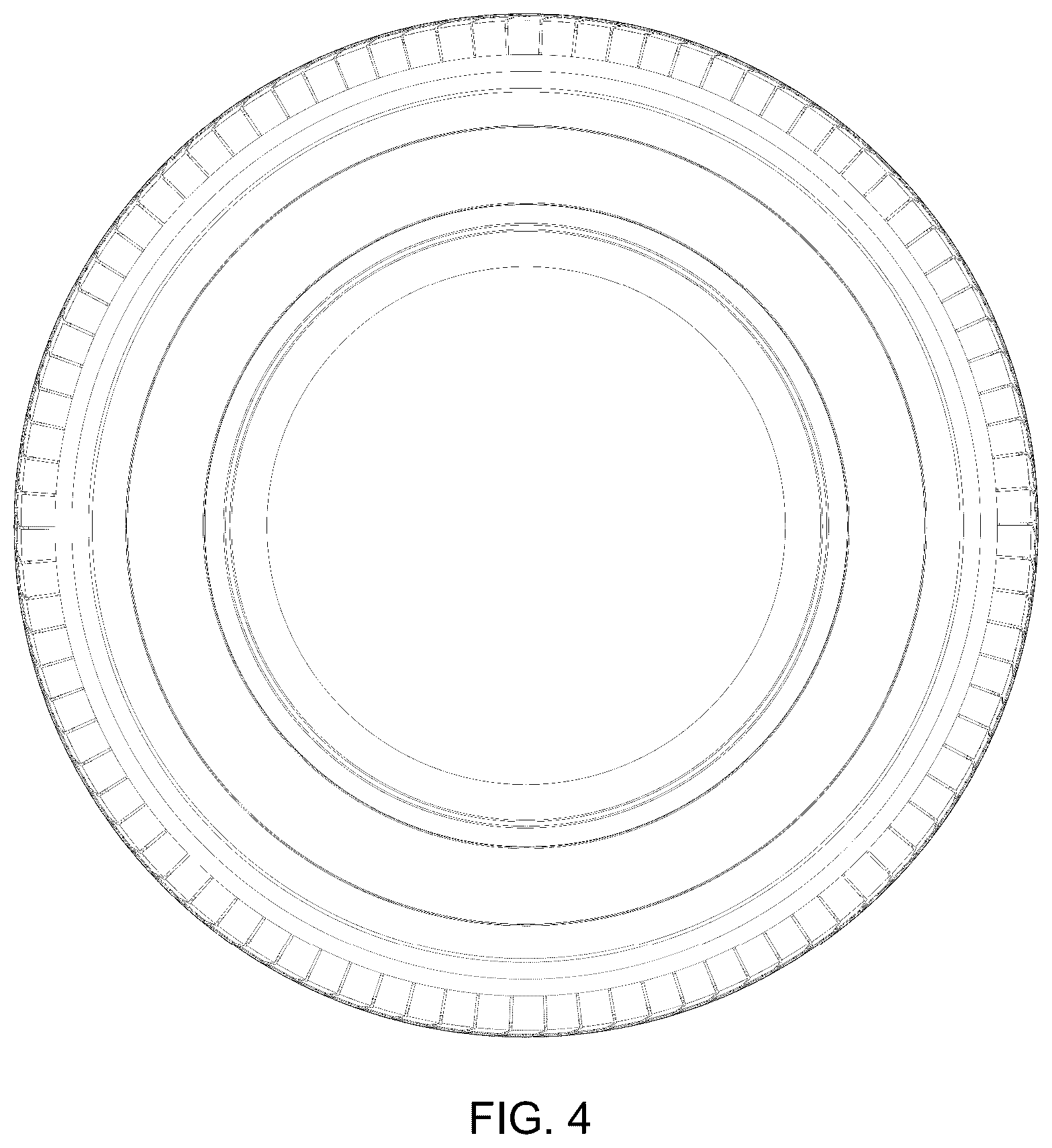 Patent USD1043545 Figure 4 – Tire