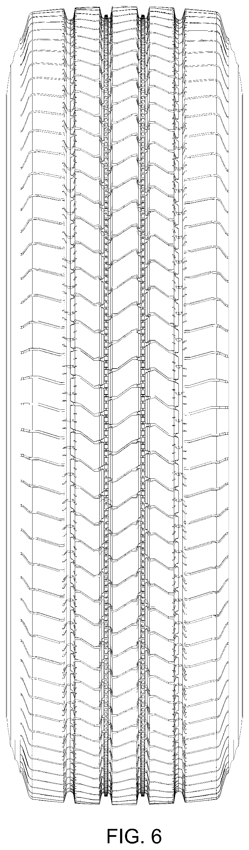 Patent USD1043545 Figure 6 – Tire