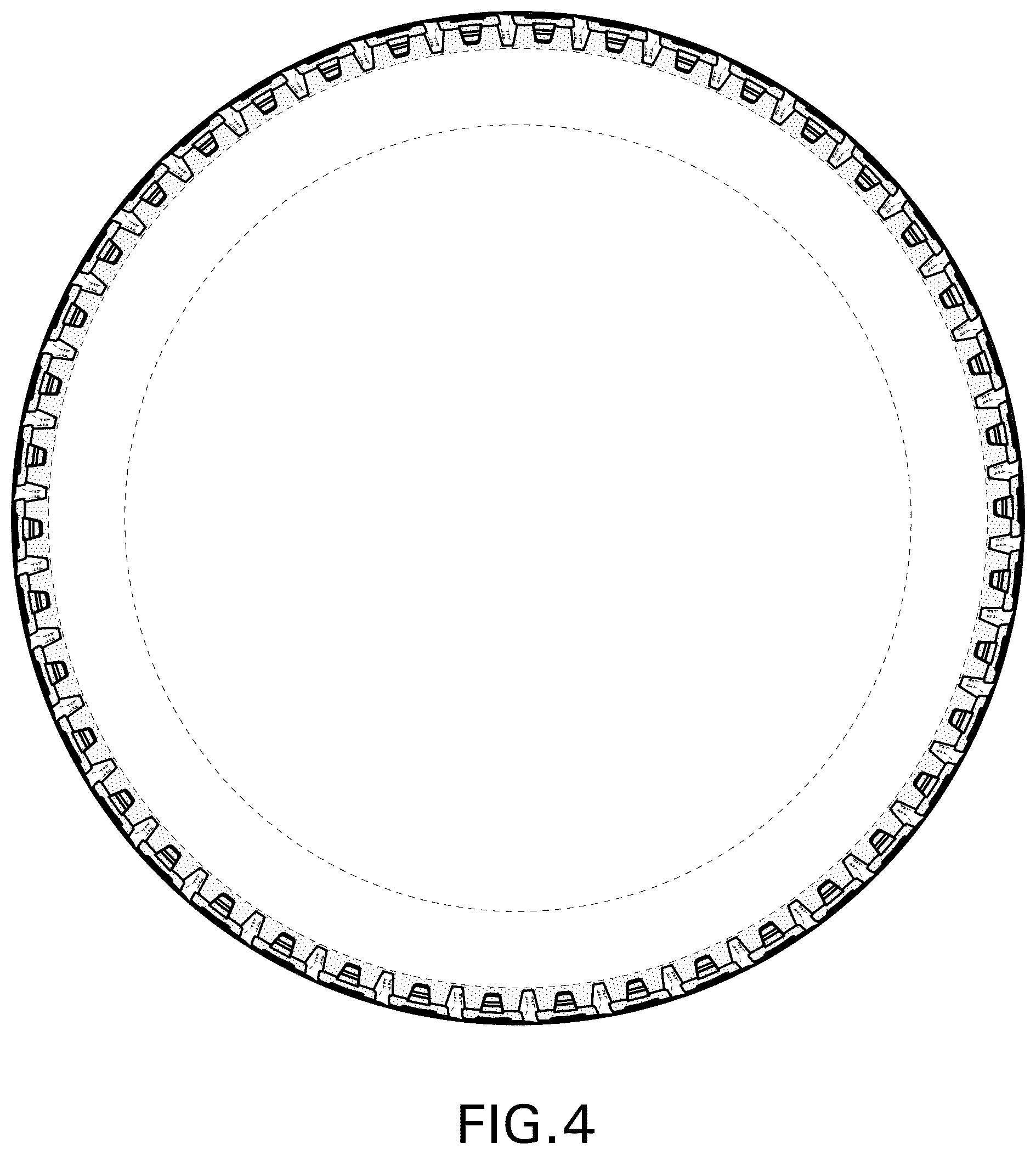 Patent USD1043546 Figure 4 – Tire
