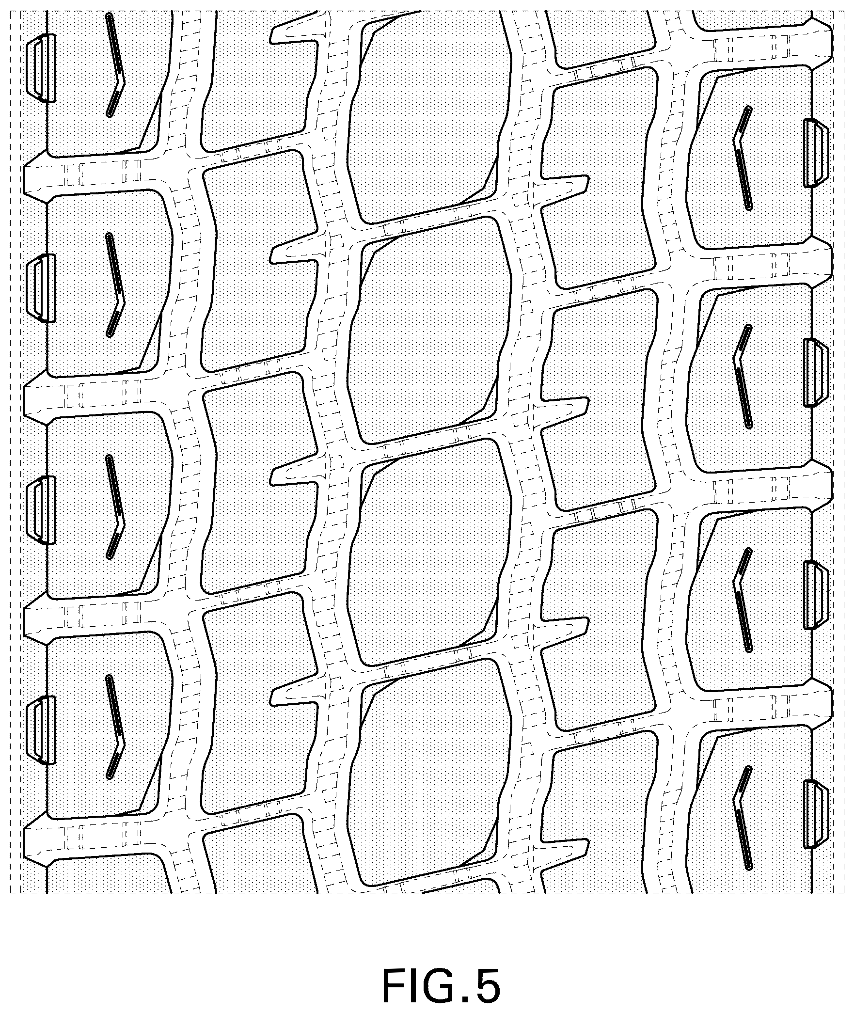 Patent USD1043546 Figure 5 – Tire