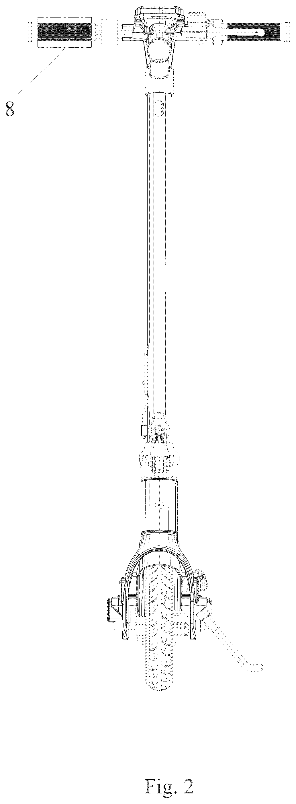 Patent USD1043547 Figure 2 – Electric scooter