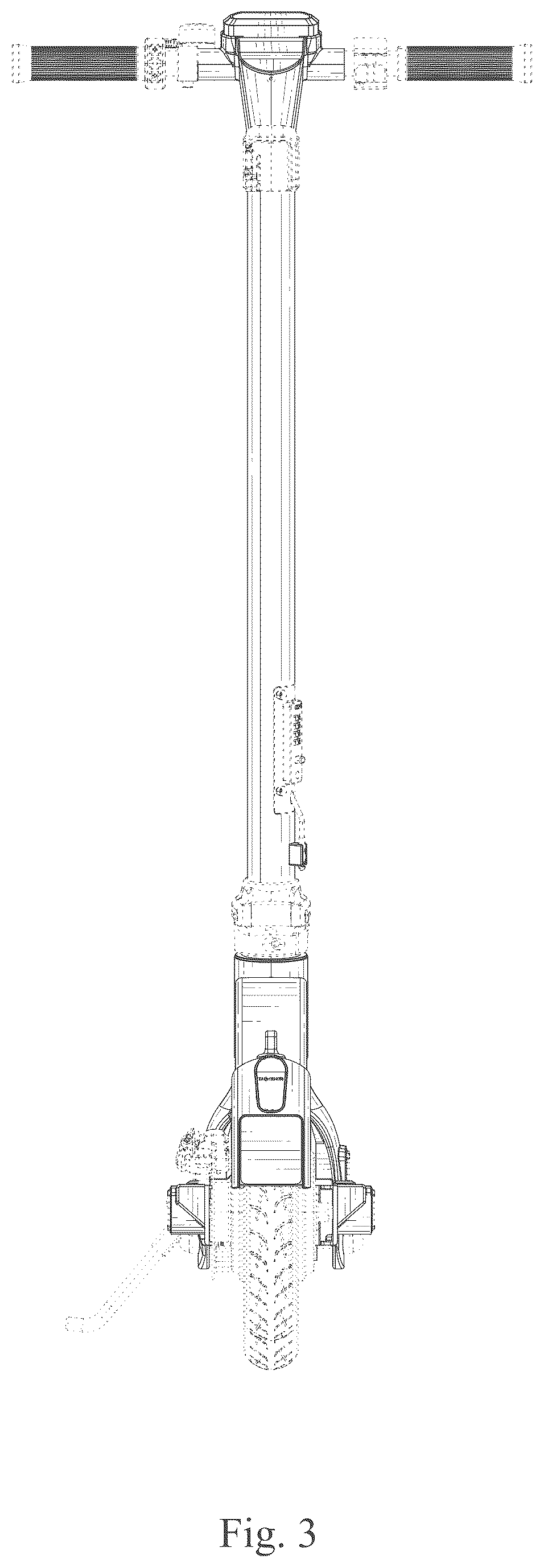 Patent USD1043547 Figure 3 – Electric scooter