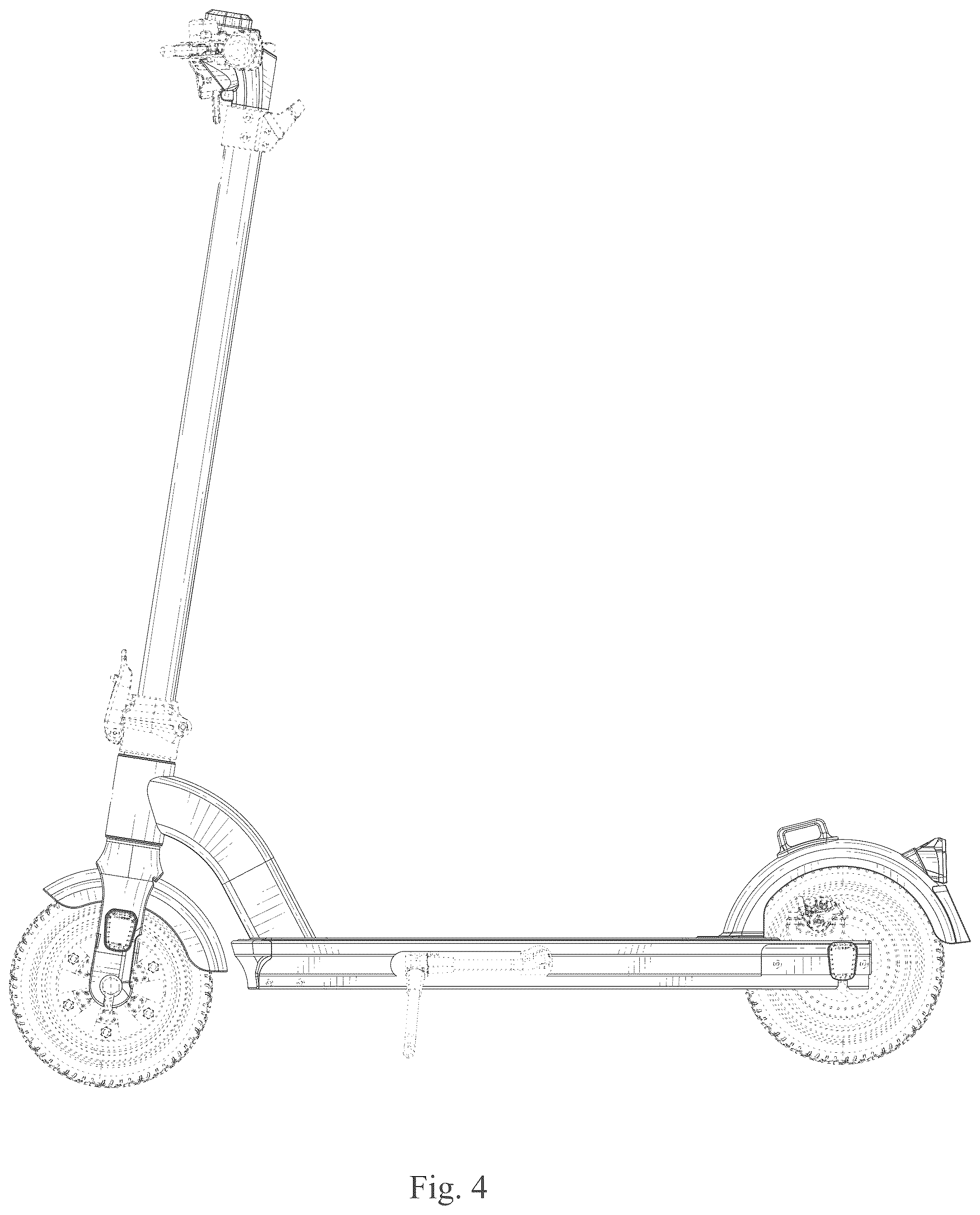 Patent USD1043547 Figure 4 – Electric scooter
