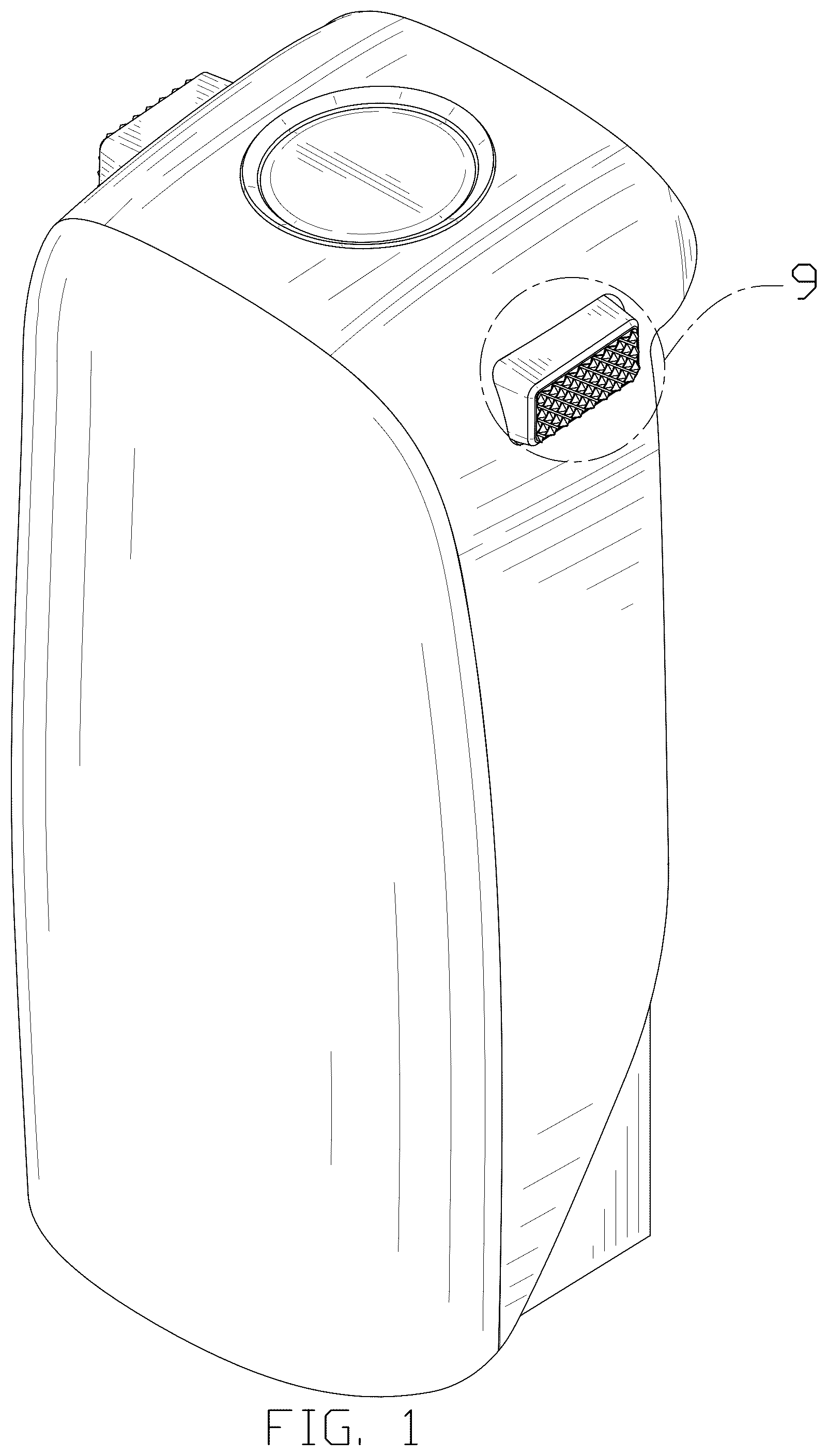 Patent USD1043551 Figure 1 – Battery