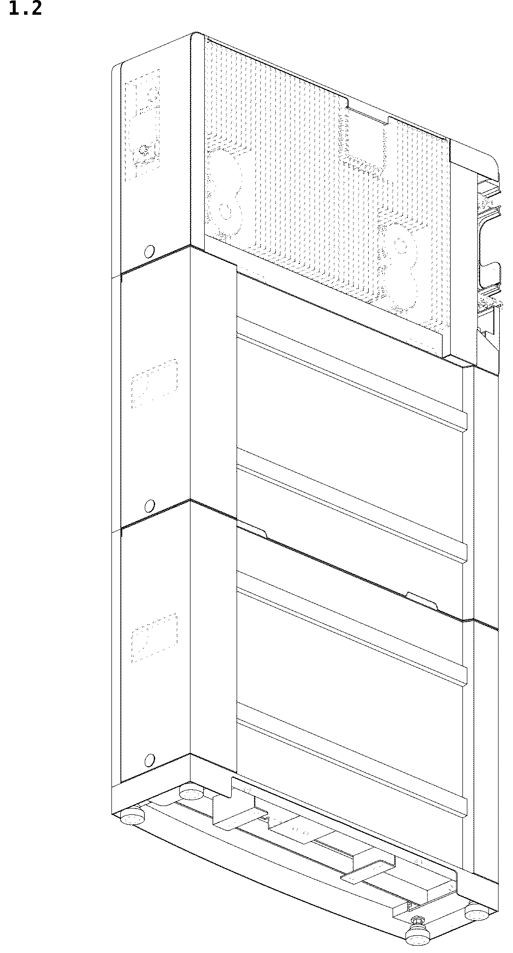 Patent USD1043554 Figure 2 – Energy storage power supply