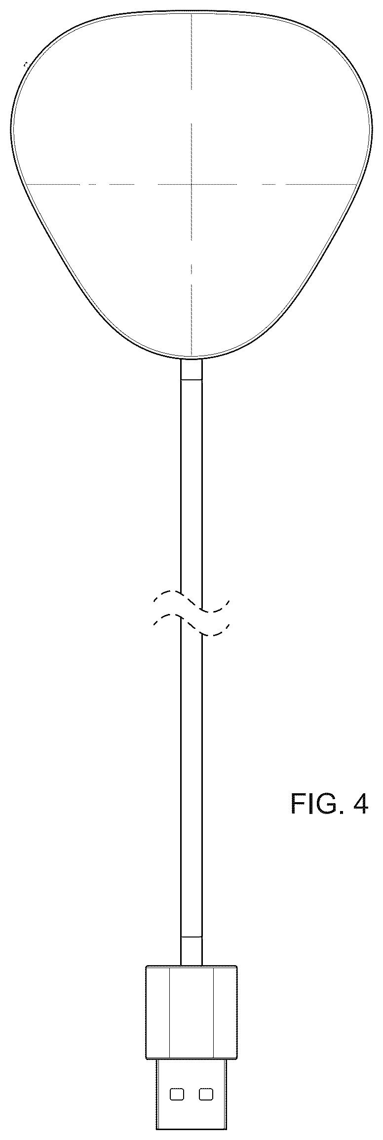 Patent USD1043555 Figure 3 – Charging base for a portable media playback device
