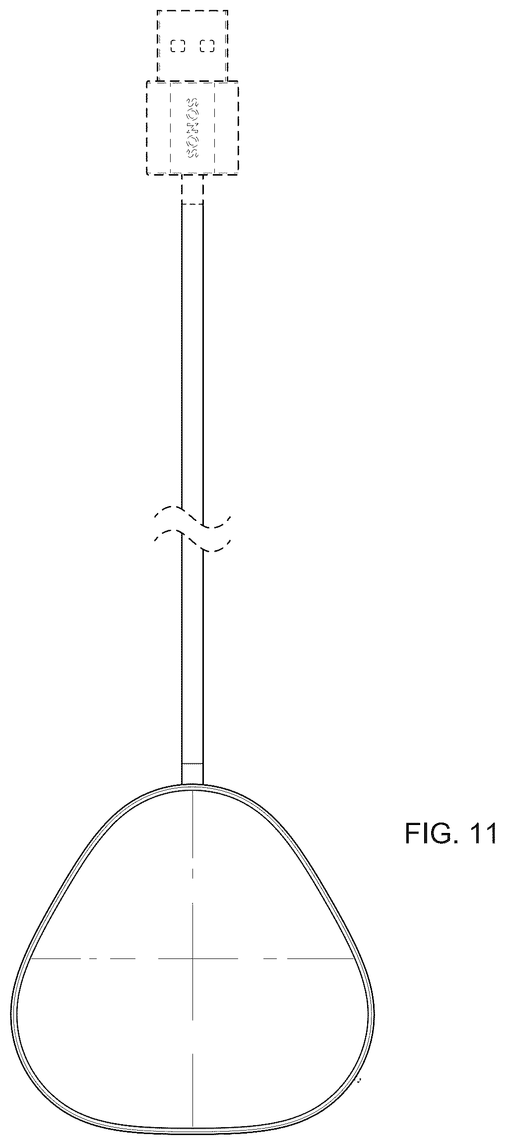 Patent USD1043555 Figure 8 – Charging base for a portable media playback device