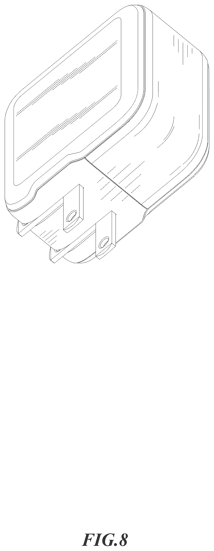 Patent USD1043557 Figure 8 – Electrical charger