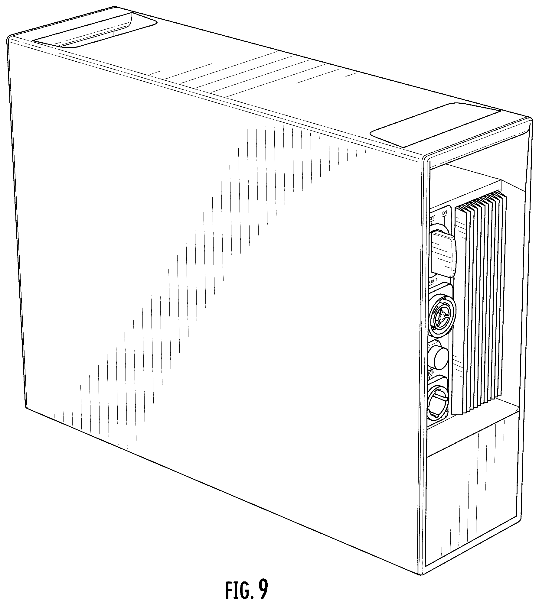 Patent USD1043558 Figure 9 – Apparatus for supplying power