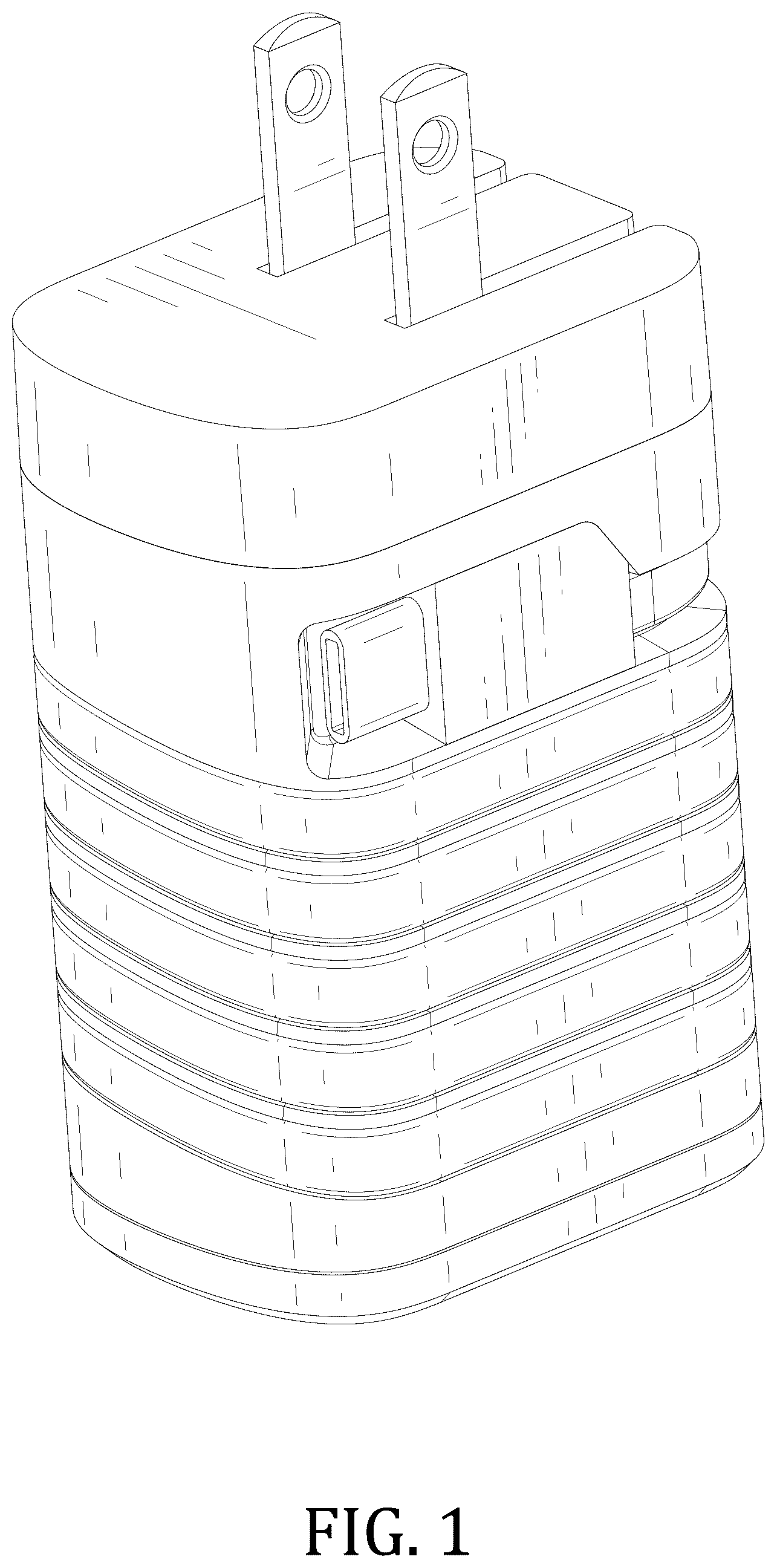 Patent USD1043561 — Charger with wire — Figure 1