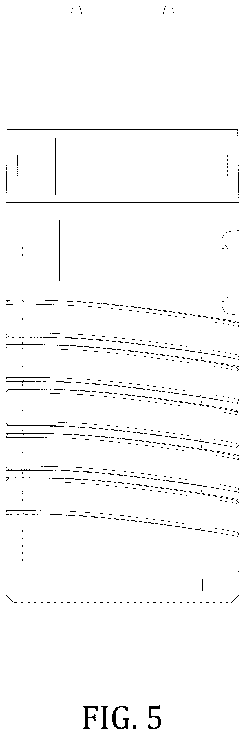 Patent USD1043561 Figure 5 – Charger with wire
