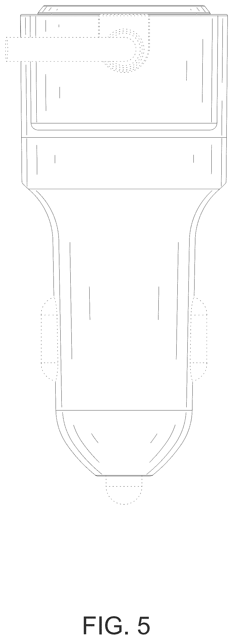 Patent USD1043563 Figure 5 – Vehicle charger