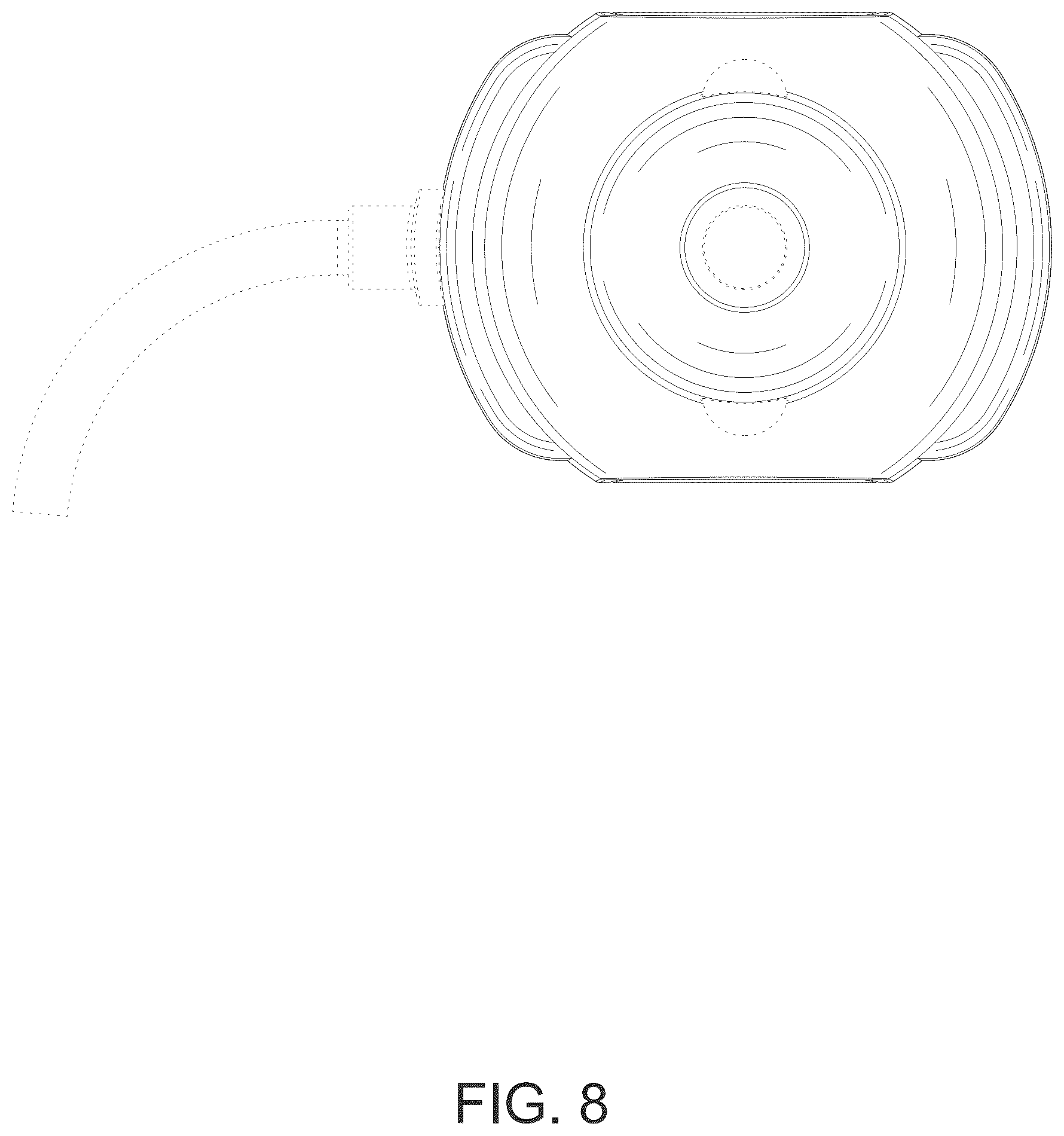 Patent USD1043563 Figure 8 – Vehicle charger