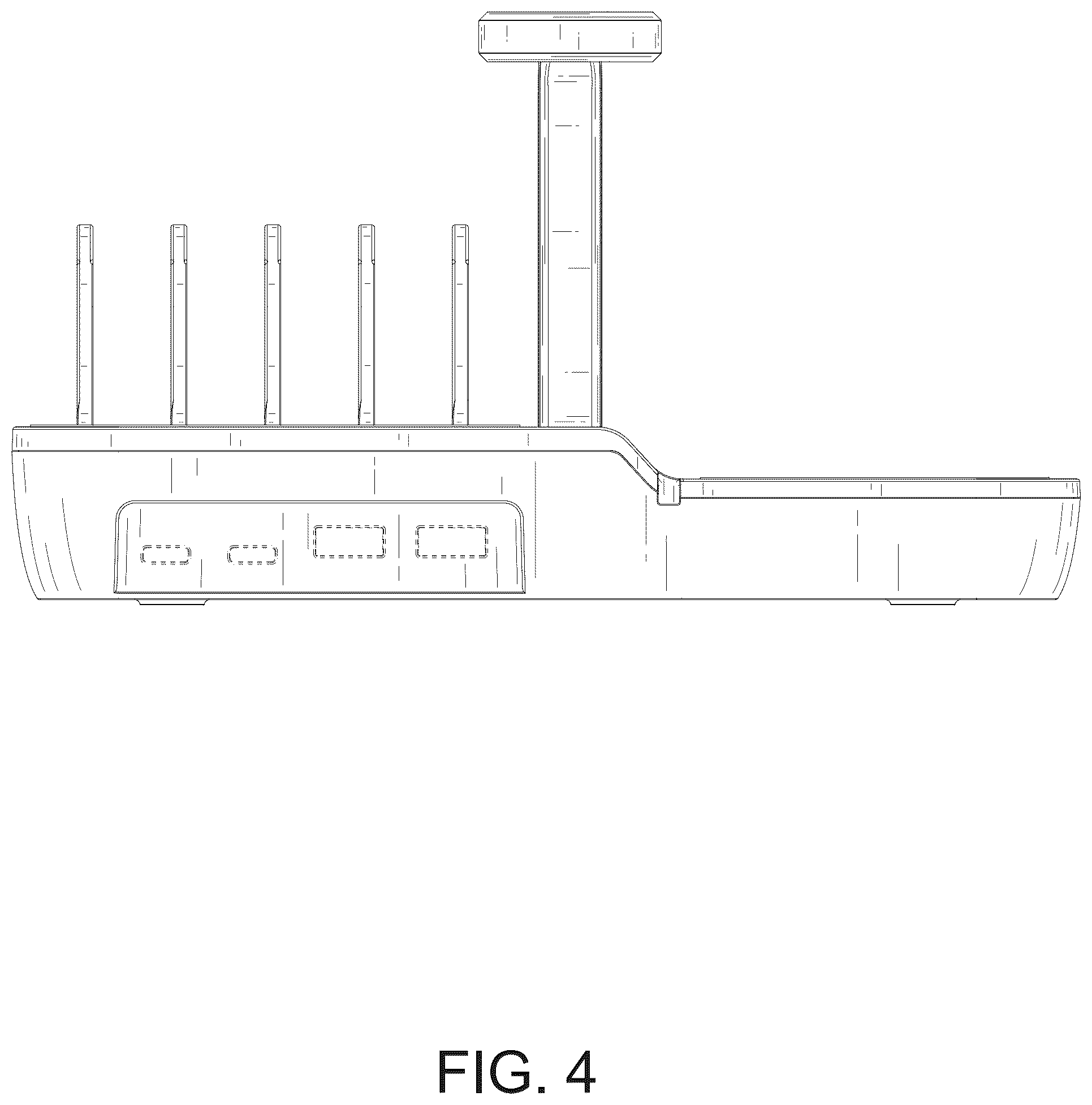 Patent USD1043564 Figure 4 – Wireless charger
