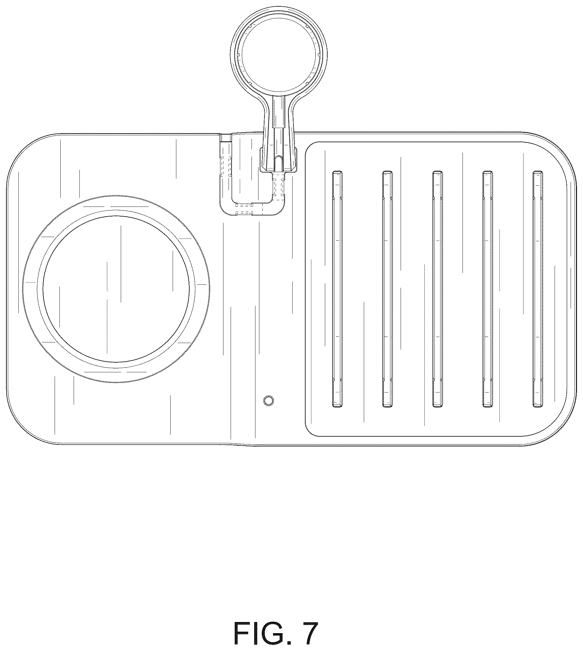 Patent USD1043564 Figure 7 – Wireless charger