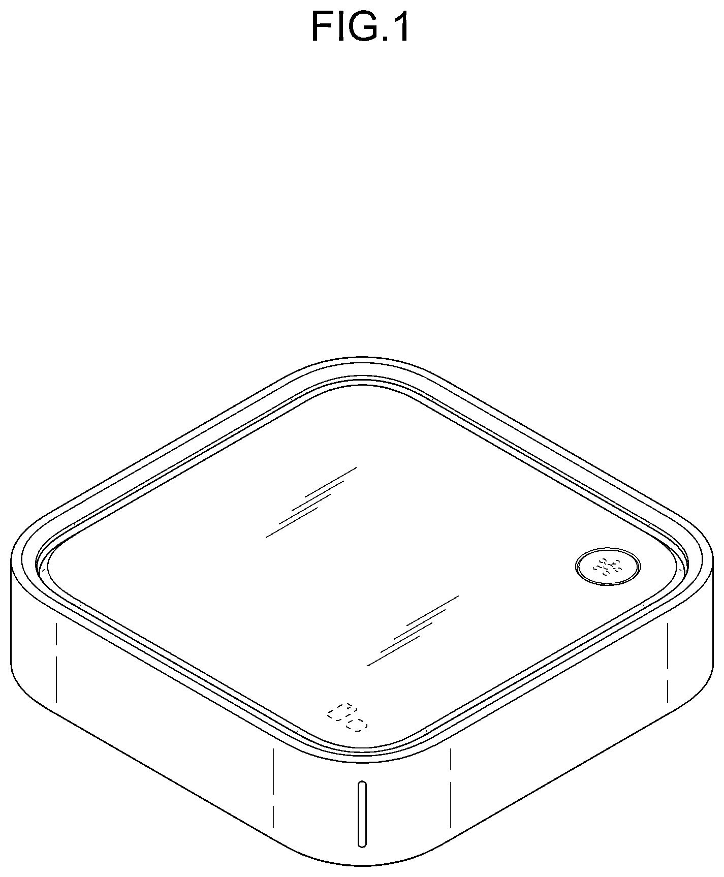 Patent USD1043566 Figure 1 – Wireless charger