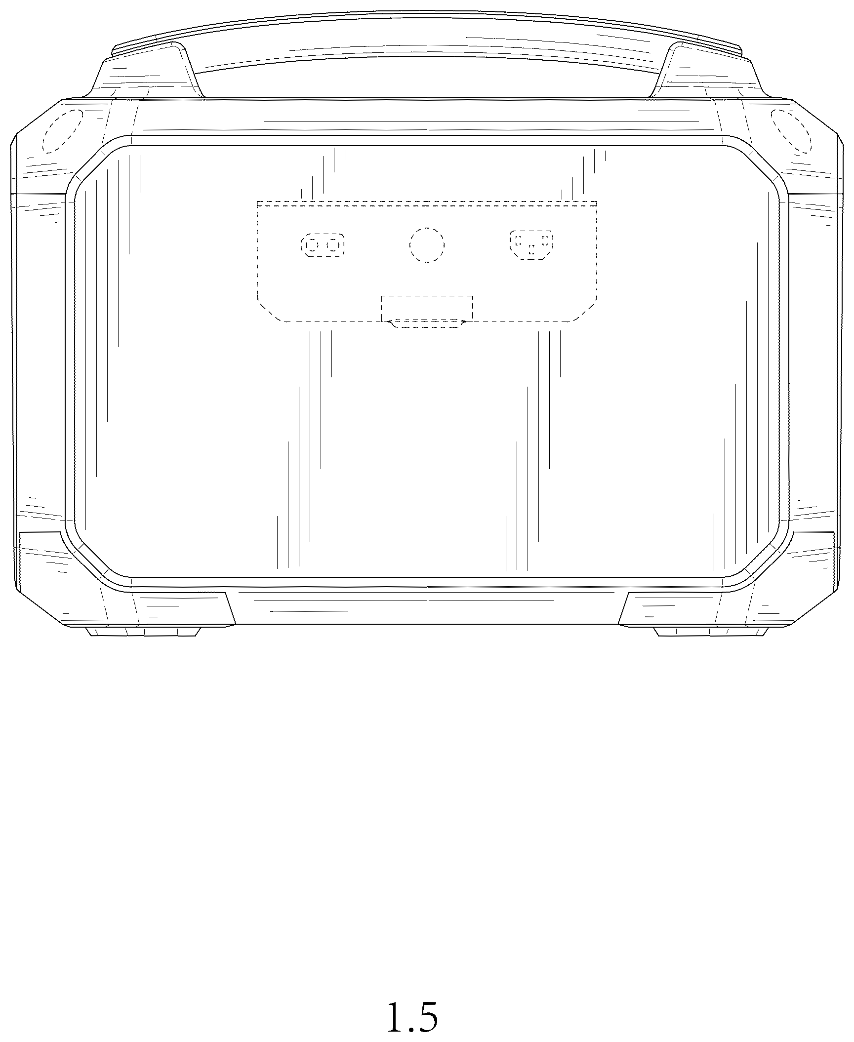 Patent USD1043572 Figure 5 – Energy storage device
