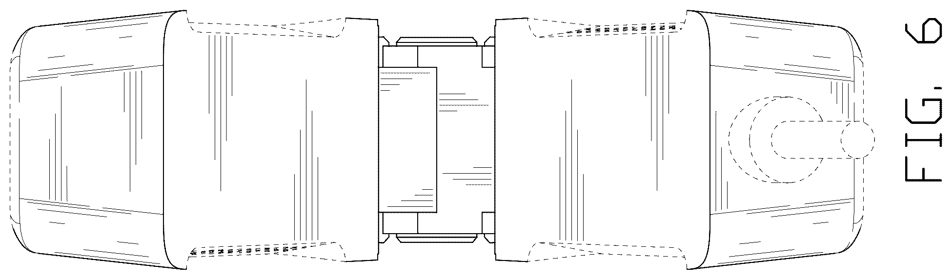 Patent USD1043573 Figure 6 – Battery clamp