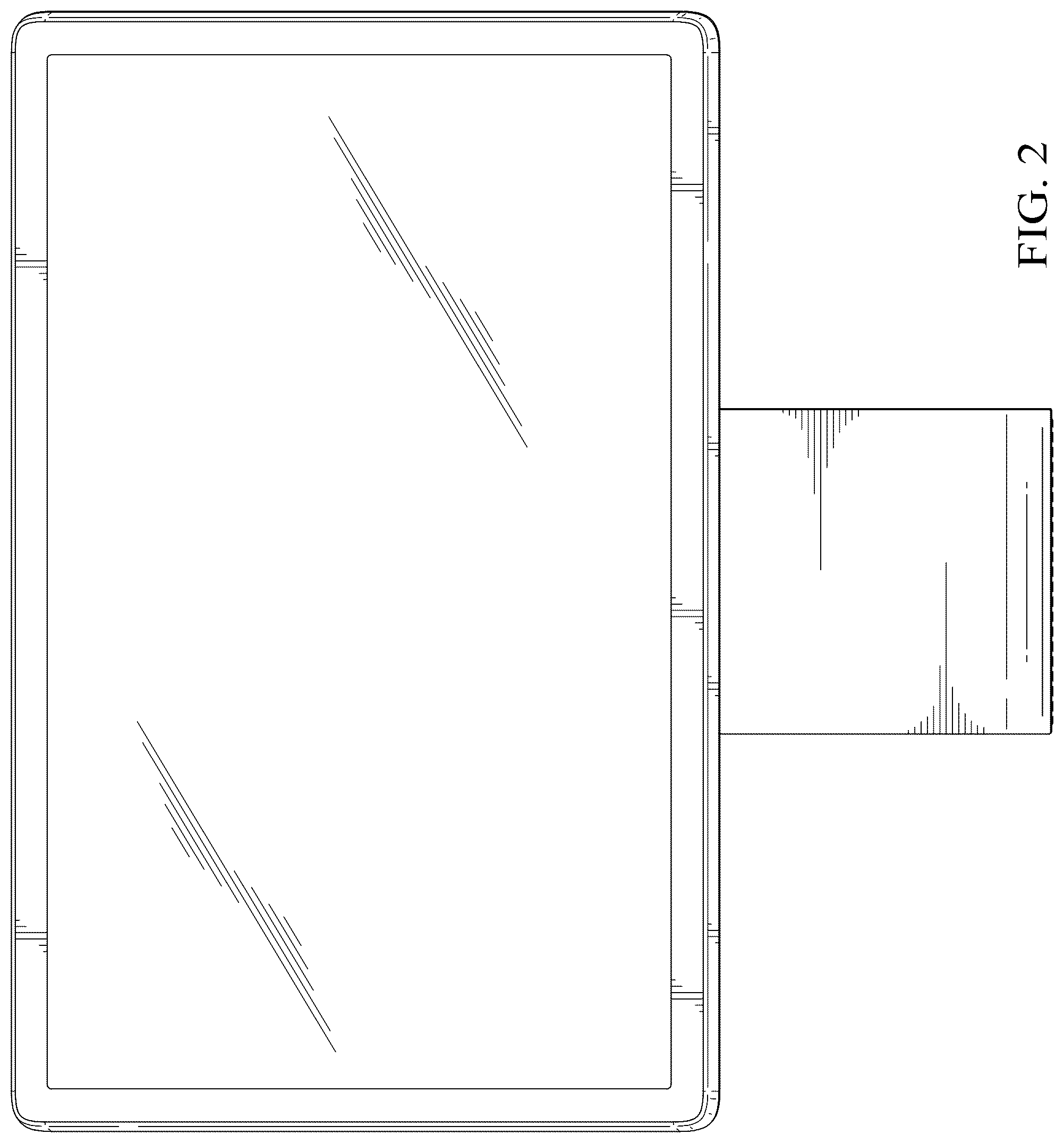 Patent USD1043579 Figure 2 – Information handling system, stand and charger set