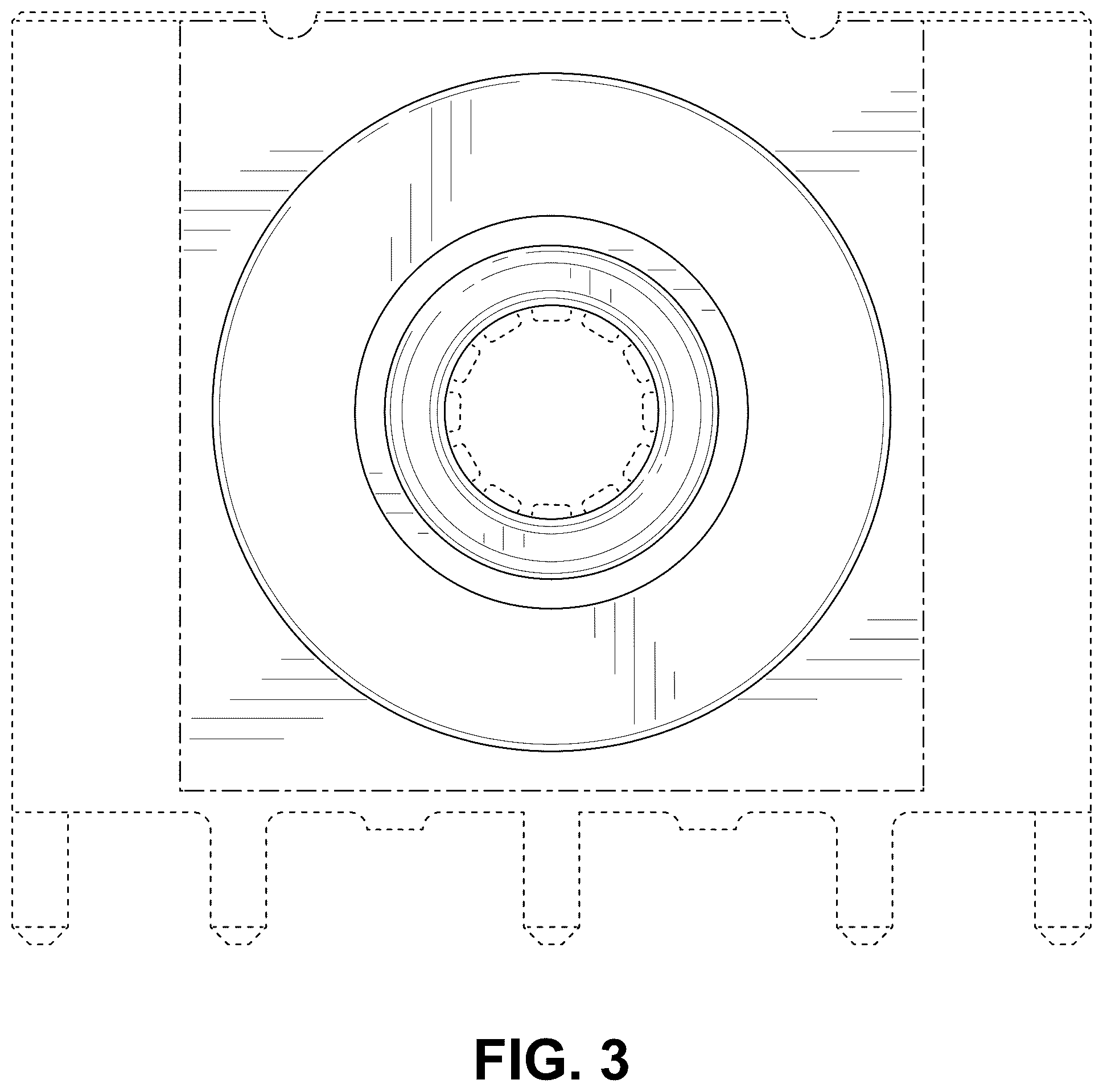 Patent USD1043583 Figure 3 – Connector