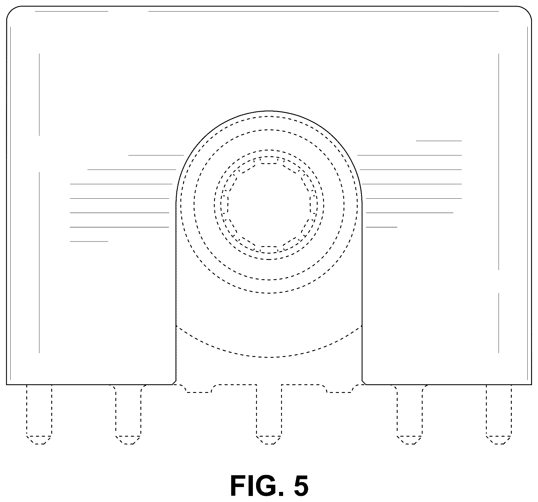 Patent USD1043584 Figure 5 – Connector