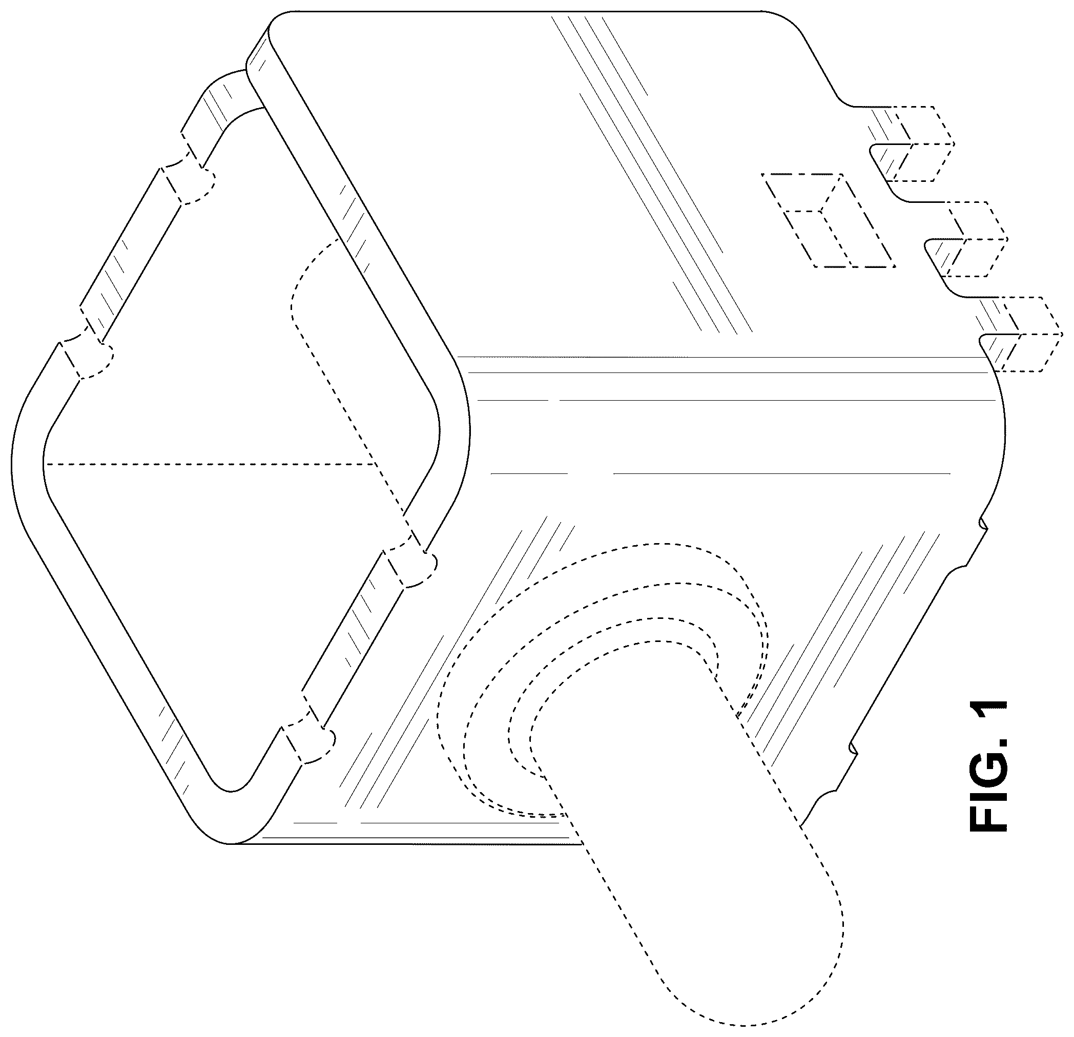 Patent USD1043585 Figure 1 – Connector