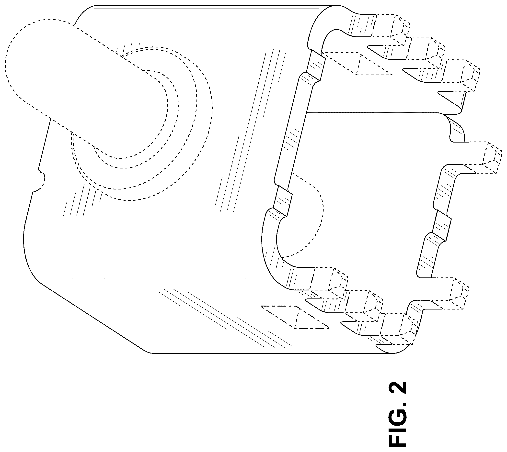 Patent USD1043585 Figure 2 – Connector